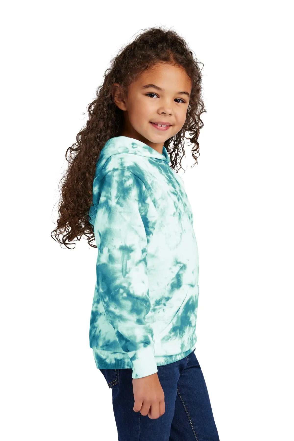 Port & Co™ Youth Crystal Tie-Dye Pullover Hoodie #PC144Y