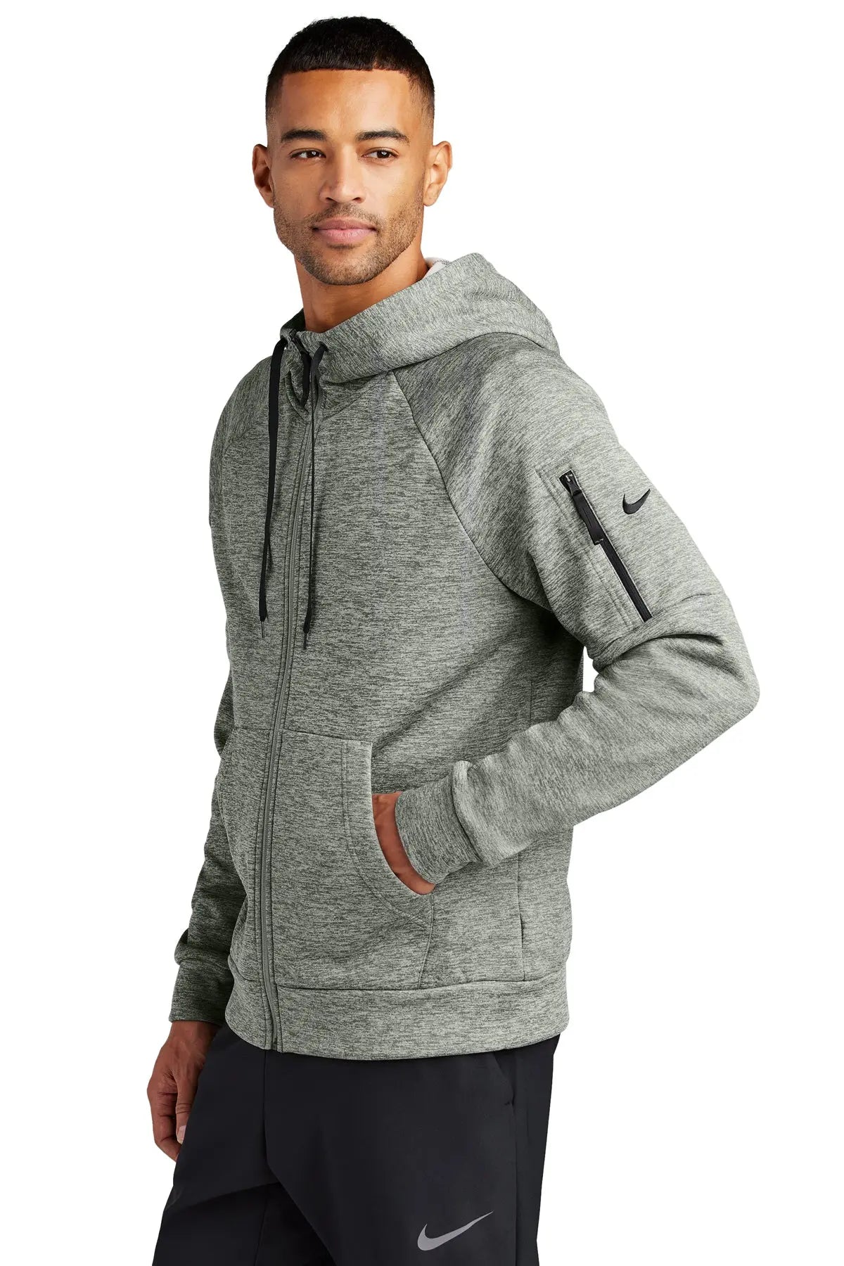 Nike Therma-FIT Pocket Full-Zip Fleece Hoodie #NKFD9859