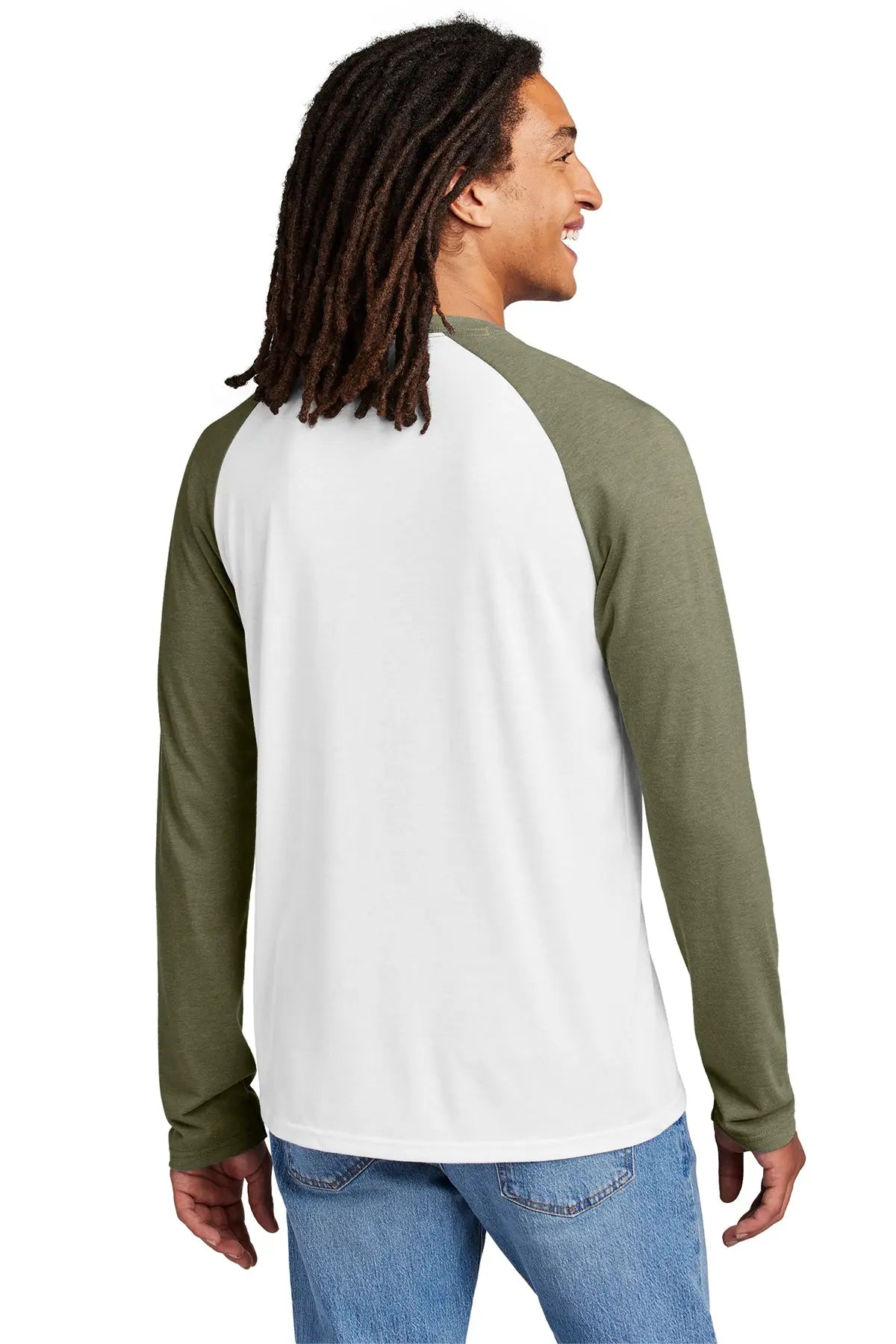 Allmade® Unisex Tri-Blend Long Sleeve Colorblock Raglan #AL6009