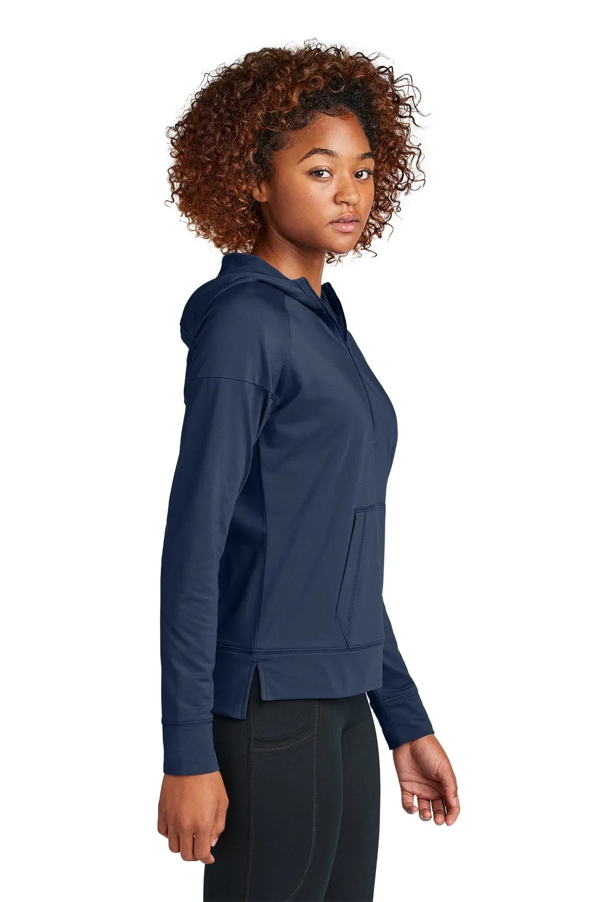 Sport-Tek® Women's Sport-Wick® Stretch 1/2-Zip Hoodie #LST856 Game Over Merch