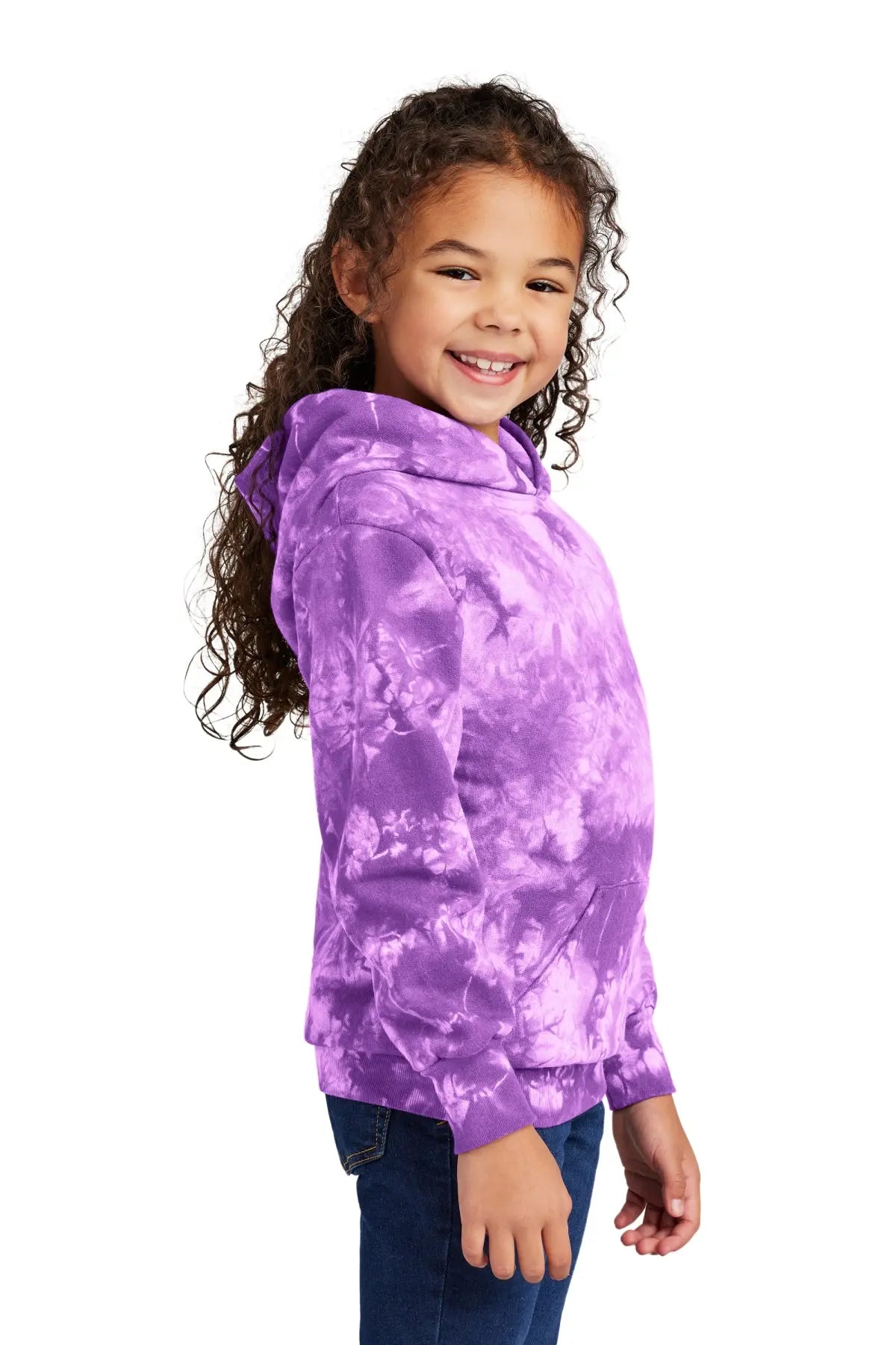 Port & Co™ Youth Crystal Tie-Dye Pullover Hoodie #PC144Y