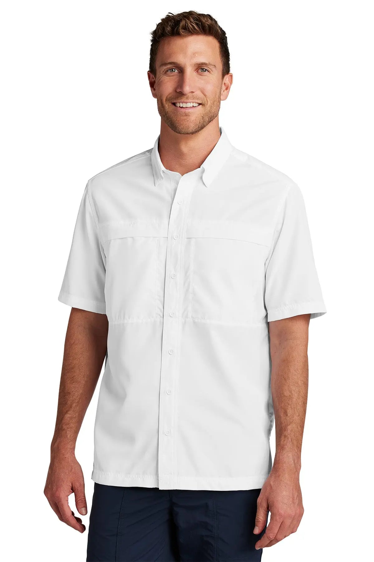 Port Authority® Short Sleeve UV Daybreak Shirt #W961Game Over Merch
