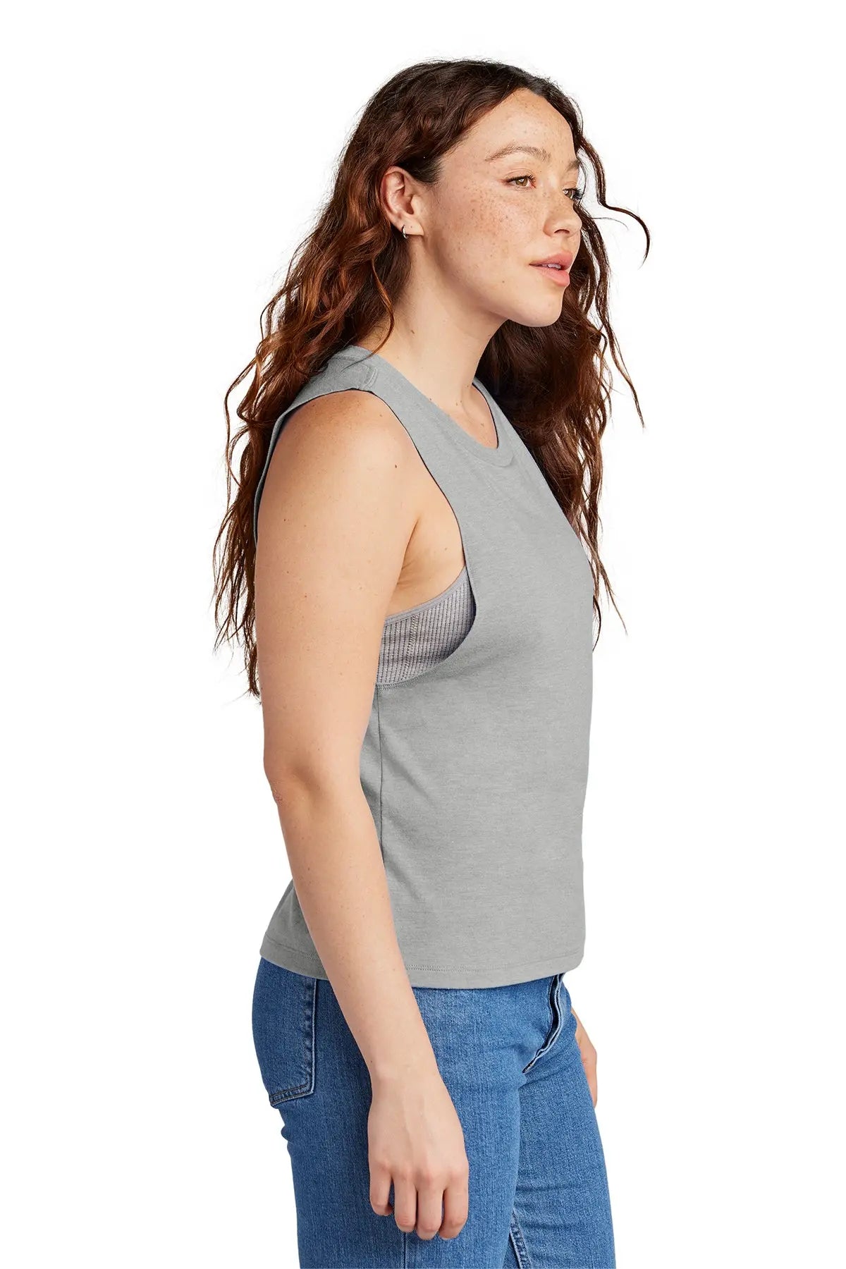 Allmade® Women’s Tri-Blend Muscle Tank #AL2020 Game Over Merch