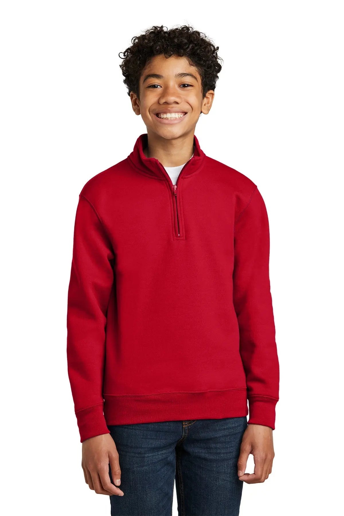 Port & Co™ Youth Core Fleece 1/4-Zip Pullover Sweatshirt #PC78YQ Game Over Merch