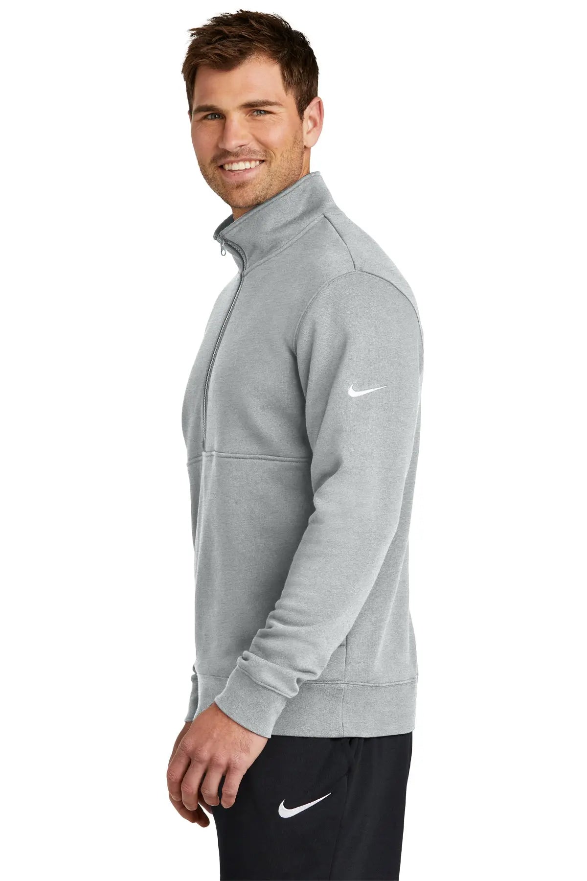 Nike Club Fleece Sleeve Swoosh 1/2-Zip #NKDX6718 Game Over Merch