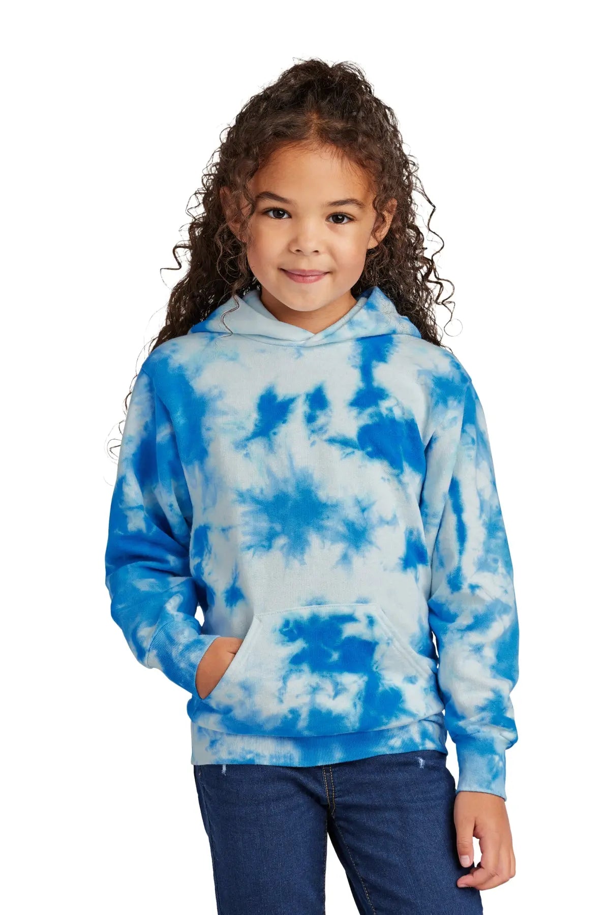 Port & Co™ Youth Crystal Tie-Dye Pullover Hoodie #PC144Y
