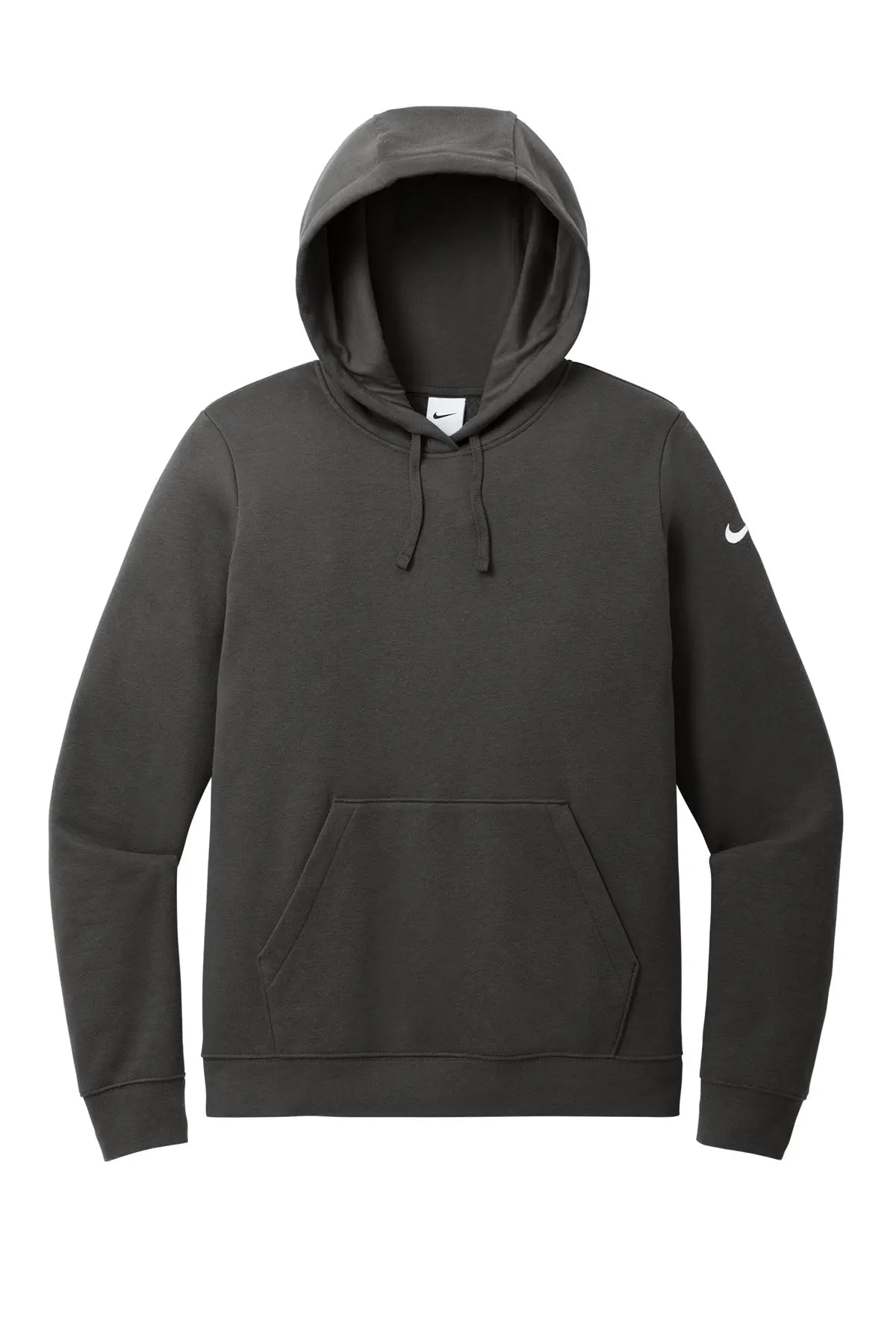 Nike Women's Club Fleece Sleeve Swoosh Pullover Hoodie #NKFD9889