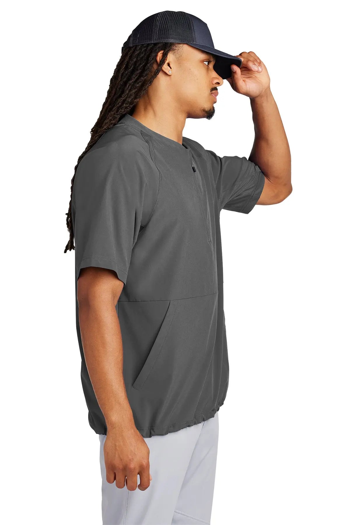 Sport-Tek® Repeat 1/2-Zip Short Sleeve Jacket #JST489 Game Over Merch