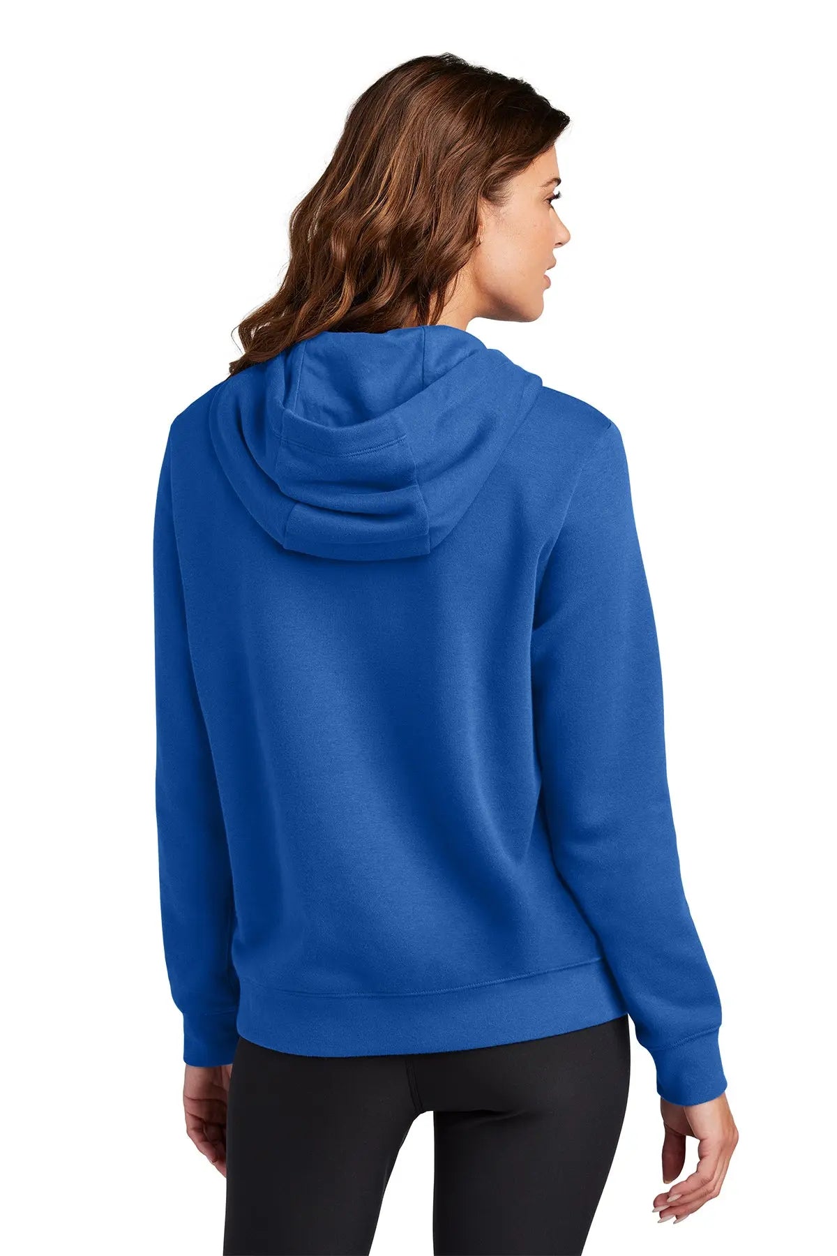 Nike Women's Club Fleece Sleeve Swoosh Pullover Hoodie #NKFD9889