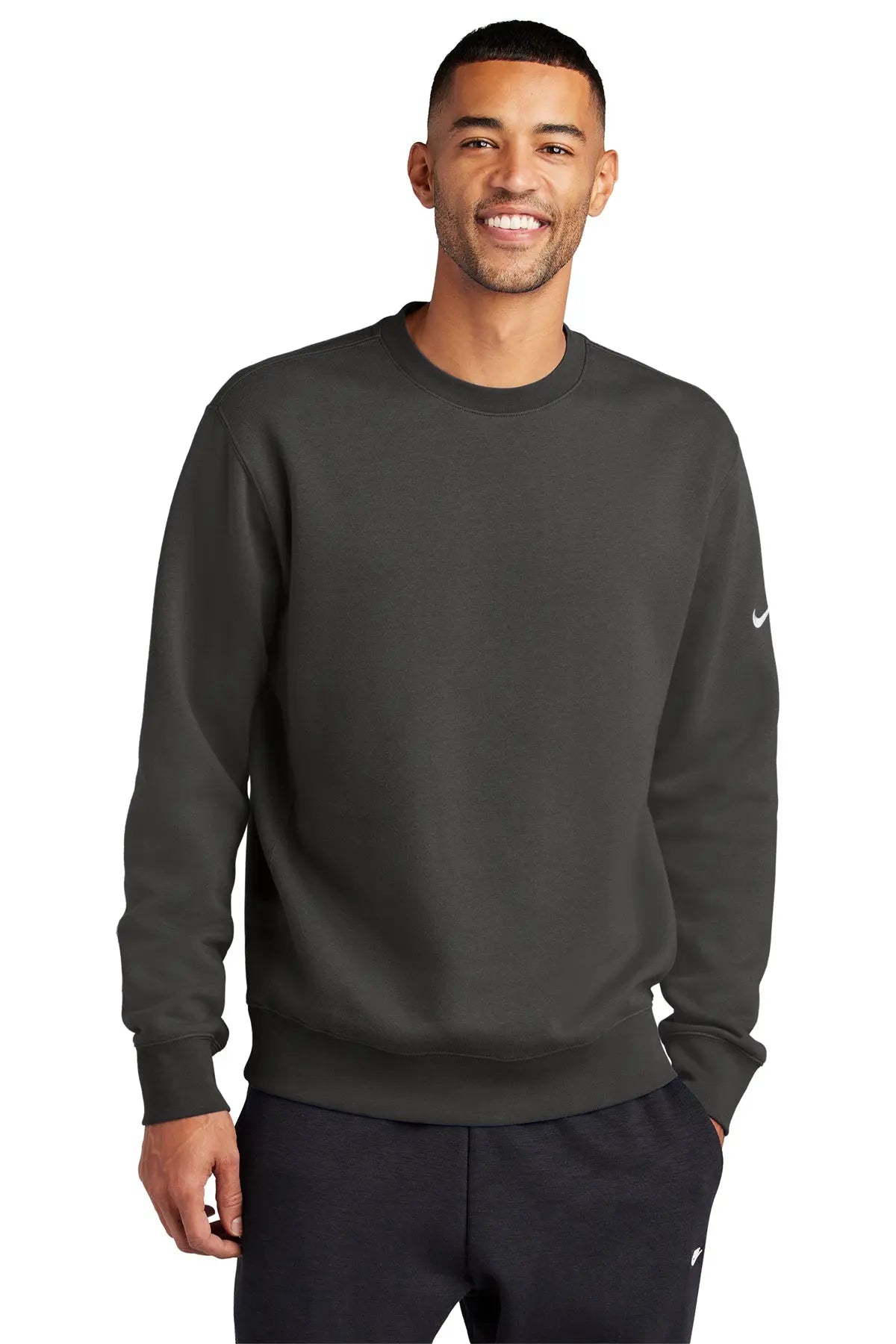 Nike Club Fleece Sleeve Swoosh Crew #NKFD9863