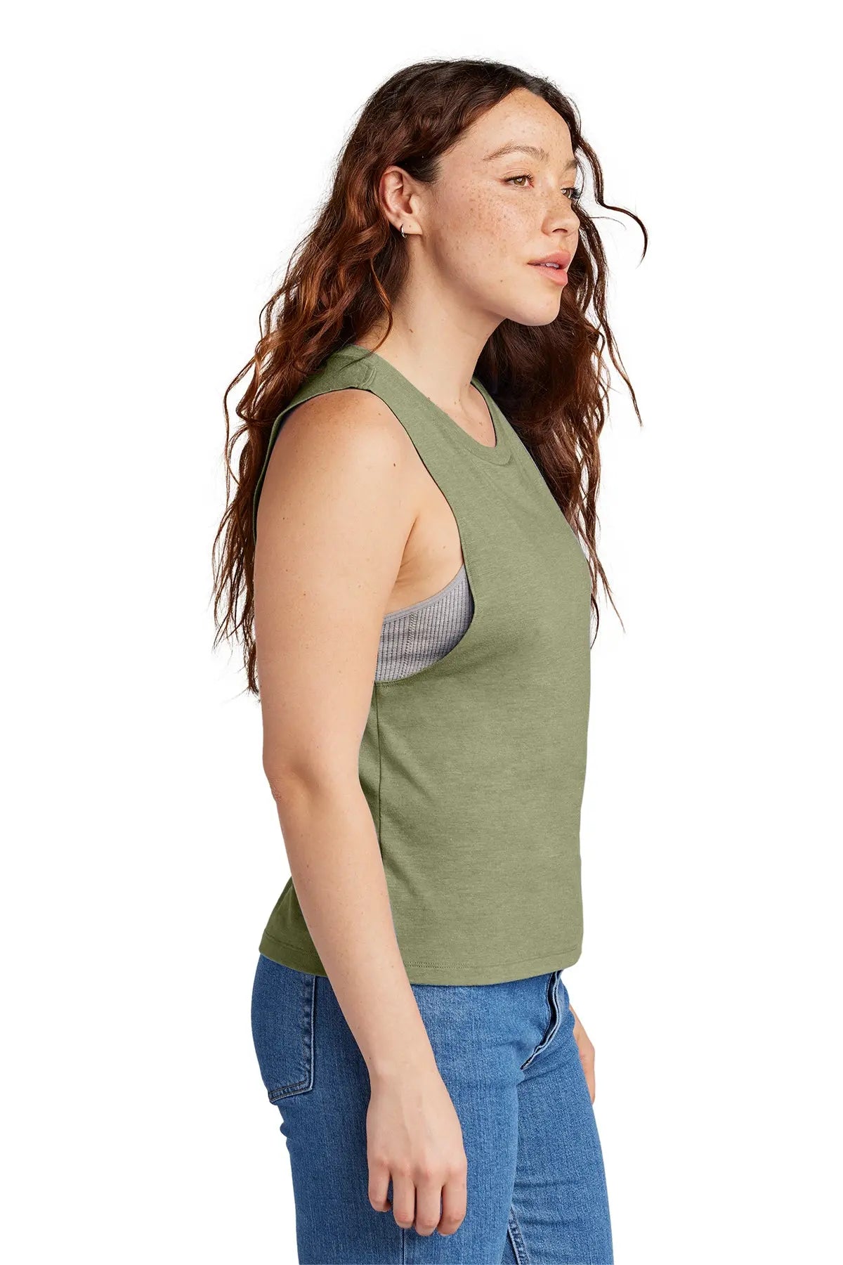 Allmade® Women’s Tri-Blend Muscle Tank #AL2020 Game Over Merch