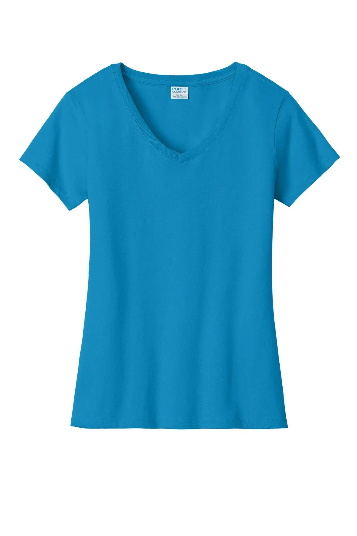 Port & Co™ Women's Fan Favorite™ V-Neck Tee #LPC450V