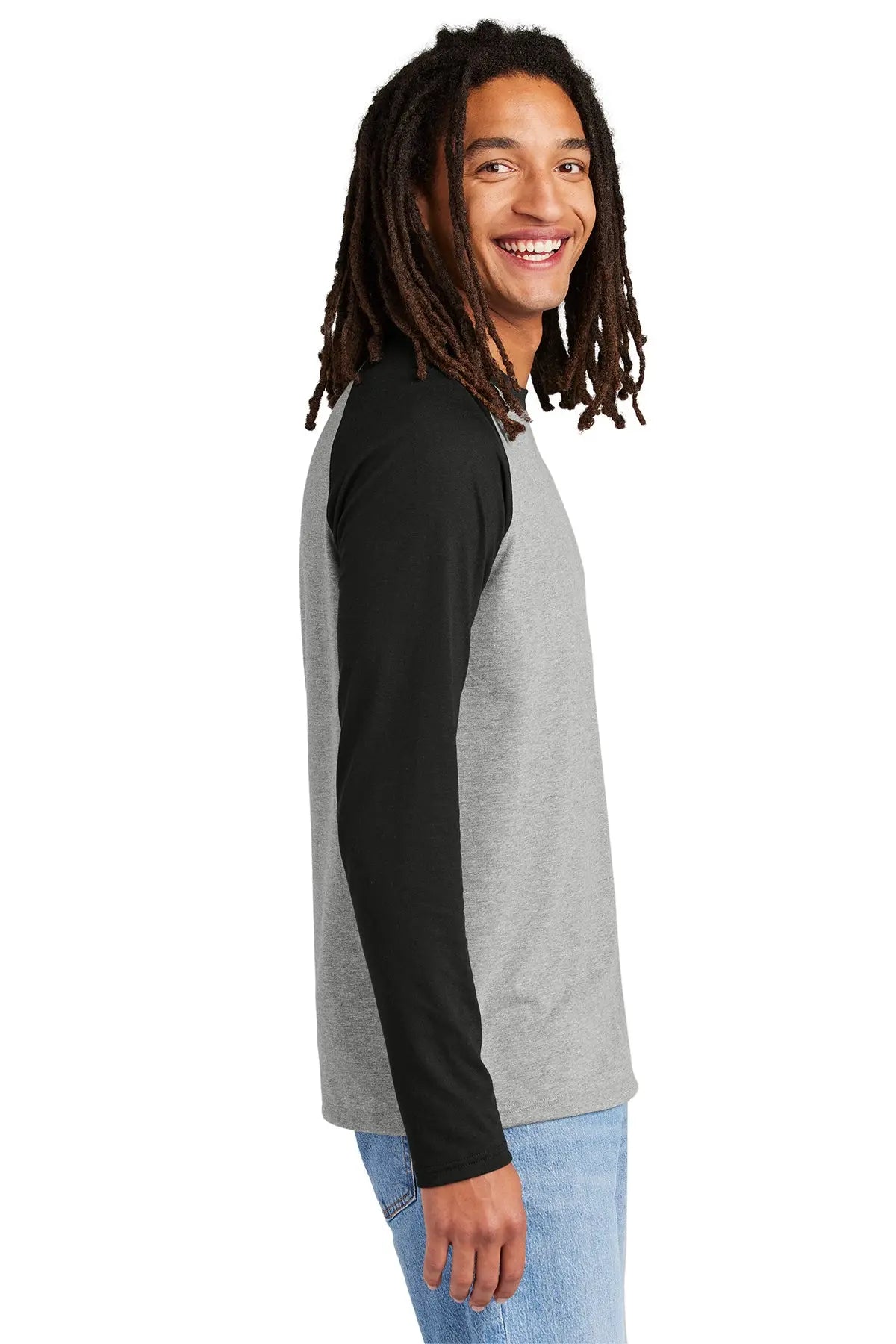 Allmade® Unisex Tri-Blend Long Sleeve Colorblock Raglan #AL6009