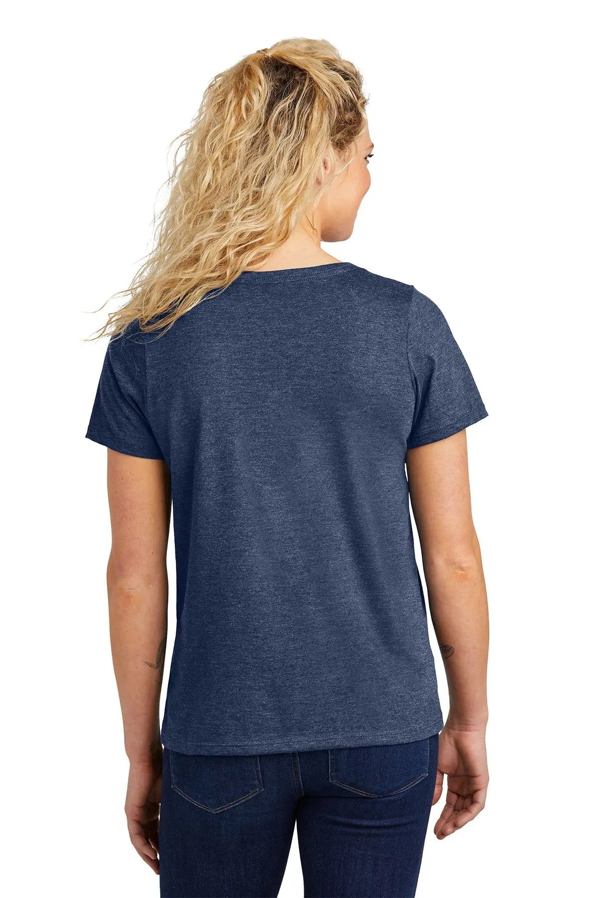 Volunteer Knitwear™ Women’s Daily V-Neck Tee #LVL45V