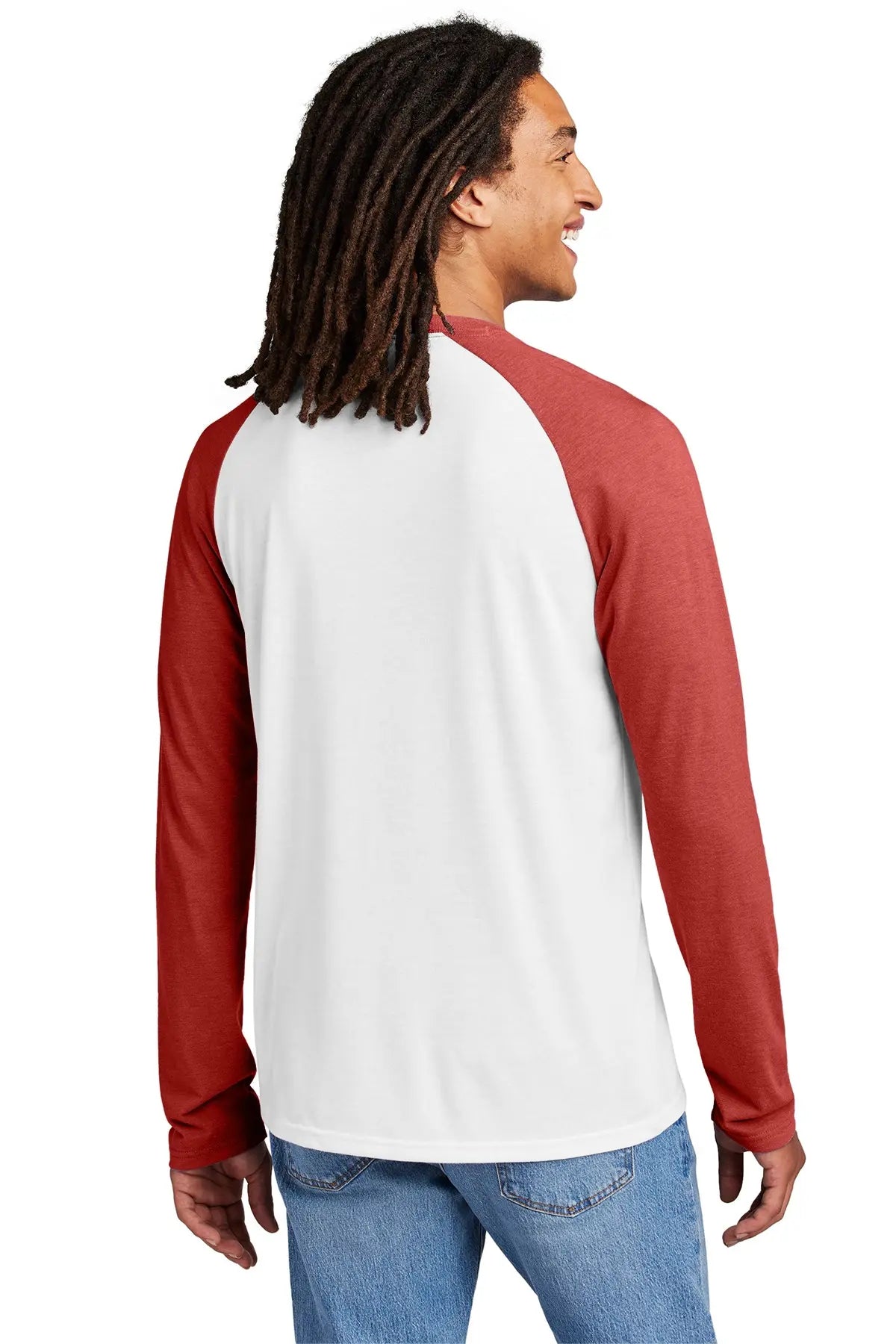 Allmade® Unisex Tri-Blend Long Sleeve Colorblock Raglan #AL6009