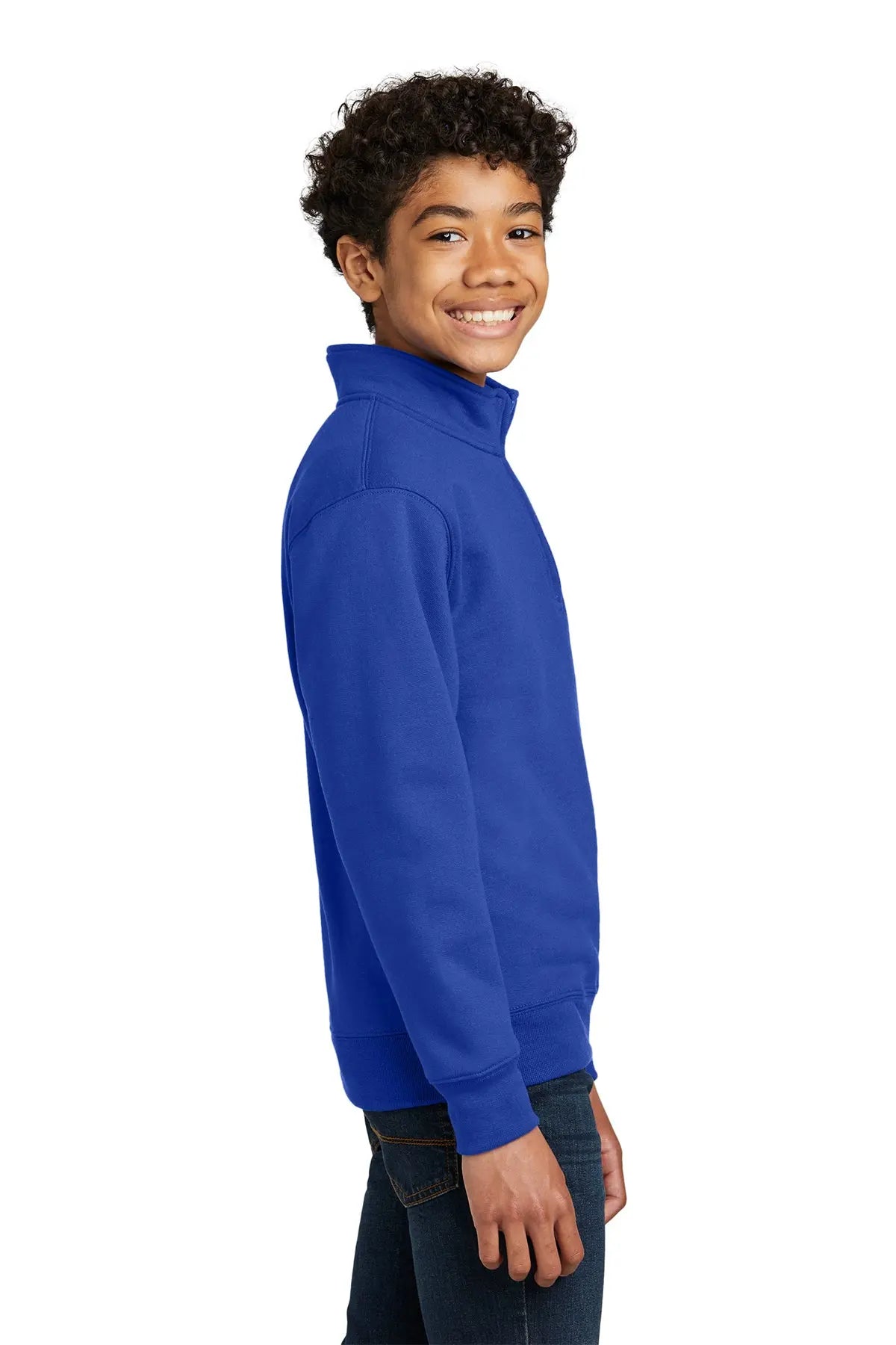 Port & Co™ Youth Core Fleece 1/4-Zip Pullover Sweatshirt #PC78YQ Game Over Merch