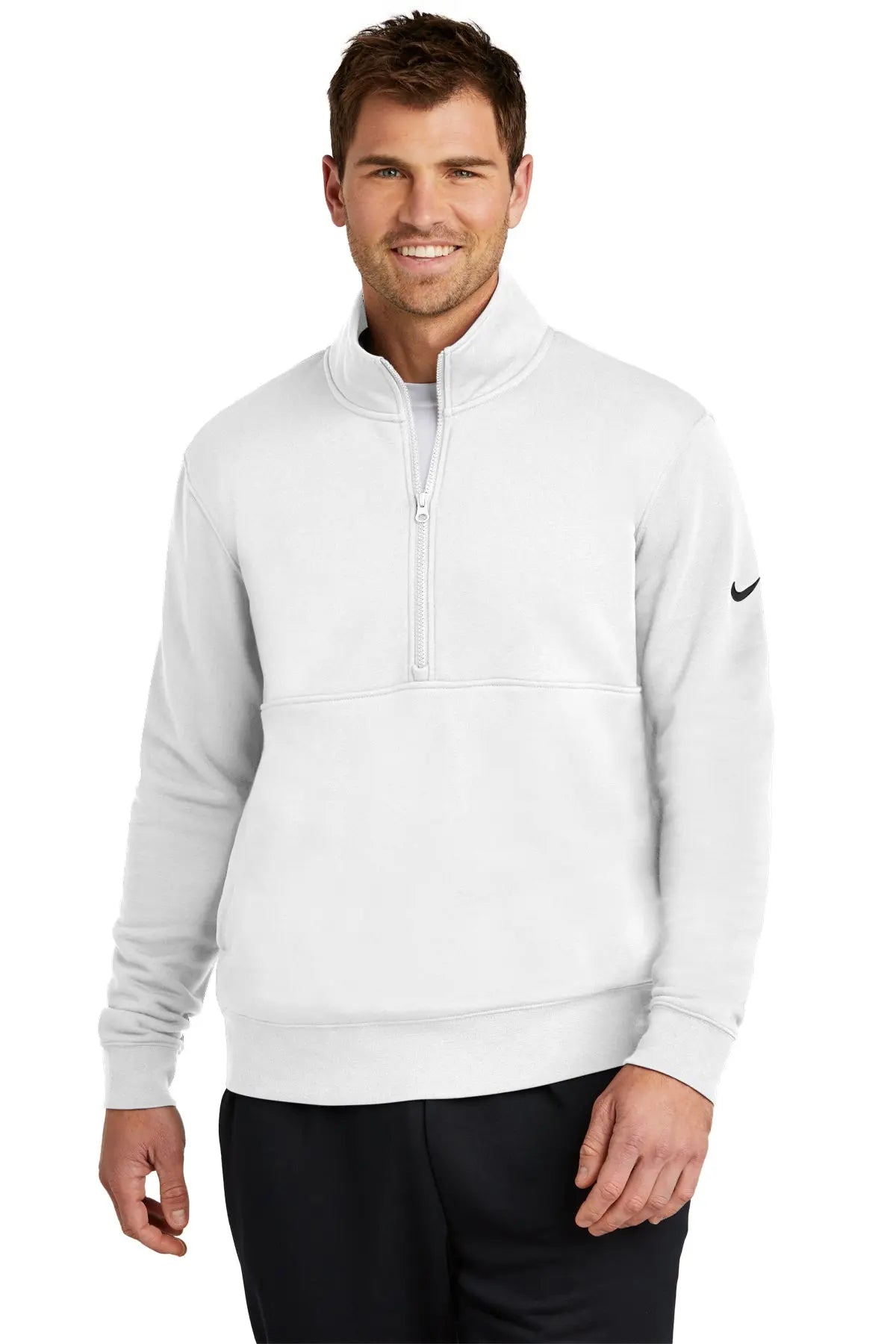 Nike Club Fleece Sleeve Swoosh 1/2-Zip #NKDX6718 Game Over Merch