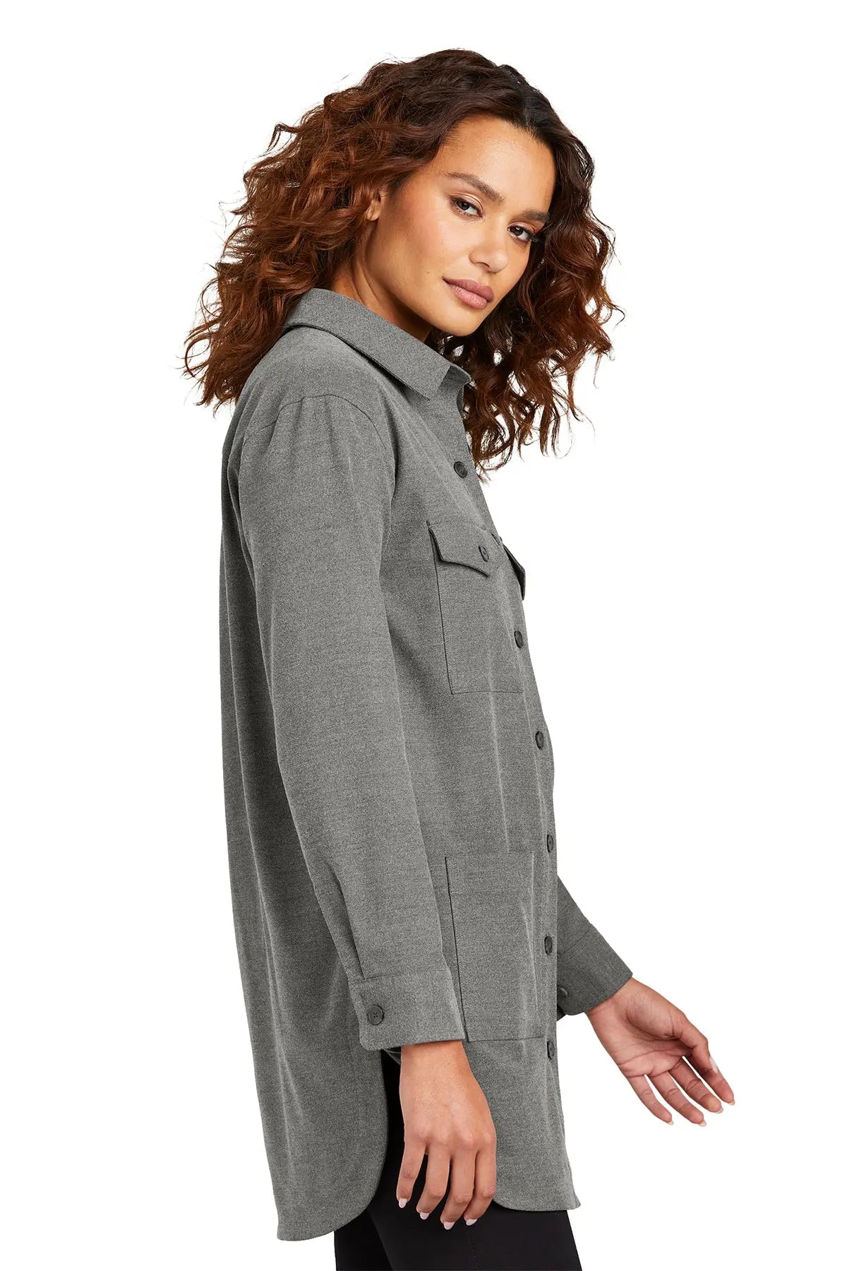 Mercer+Mettle® Women’s Long Sleeve Twill Overshirt #MM2021
