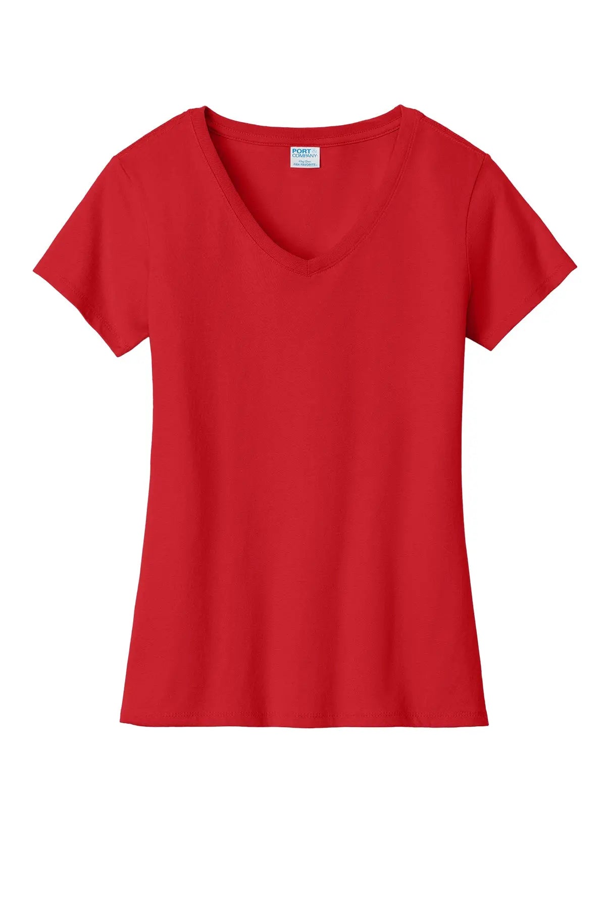 Port & Co™ Women's Fan Favorite™ V-Neck Tee #LPC450V