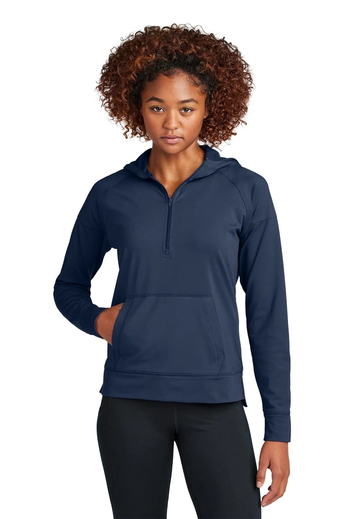 Sport-Tek® Women's Sport-Wick® Stretch 1/2-Zip Hoodie #LST856 Game Over Merch