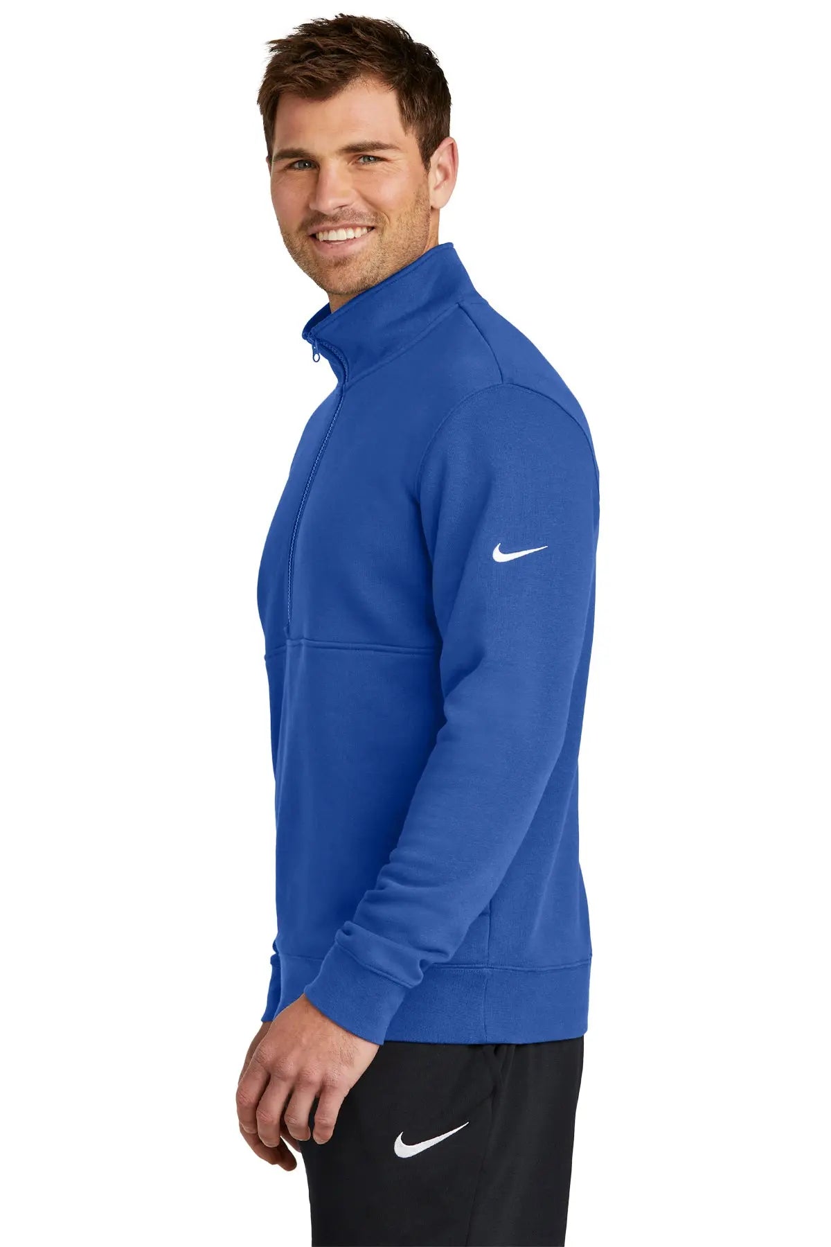 Nike Club Fleece Sleeve Swoosh 1/2-Zip #NKDX6718 Game Over Merch