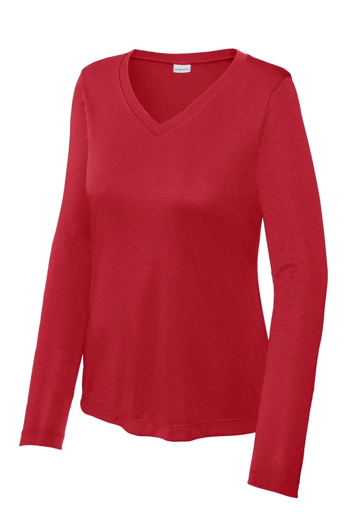 Sport-Tek® Women's Long Sleeve PosiCharge® Competitor™ V-Neck Tee #LST353LS