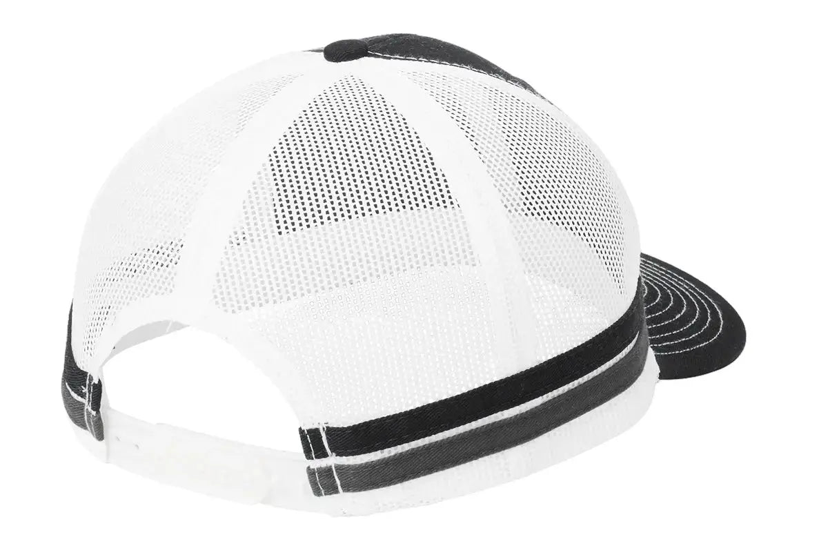 Port Authority ® Two-Stripe Snapback Trucker Cap #C113 Game Over Merch