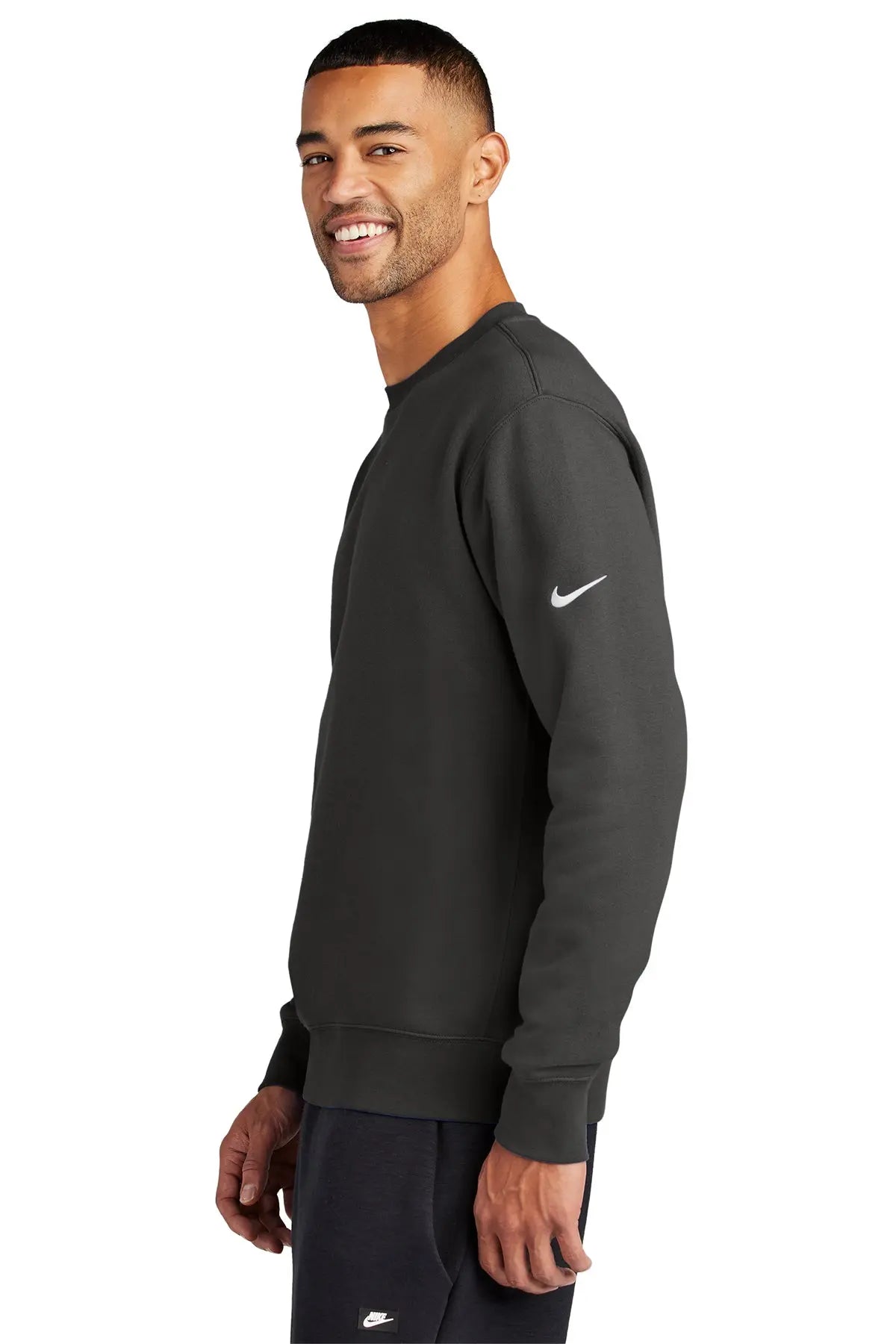 Nike Club Fleece Sleeve Swoosh Crew #NKFD9863