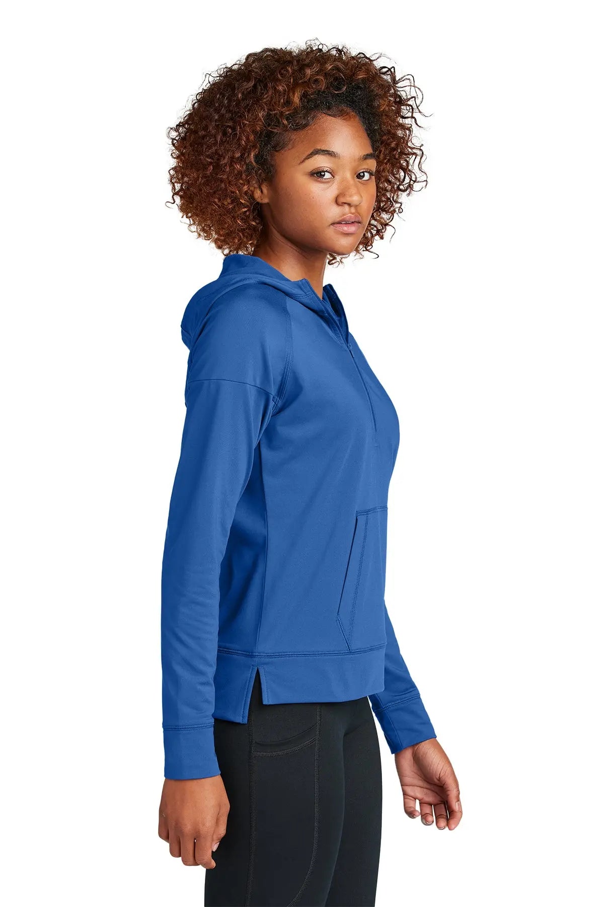 Sport-Tek® Women's Sport-Wick® Stretch 1/2-Zip Hoodie #LST856 Game Over Merch