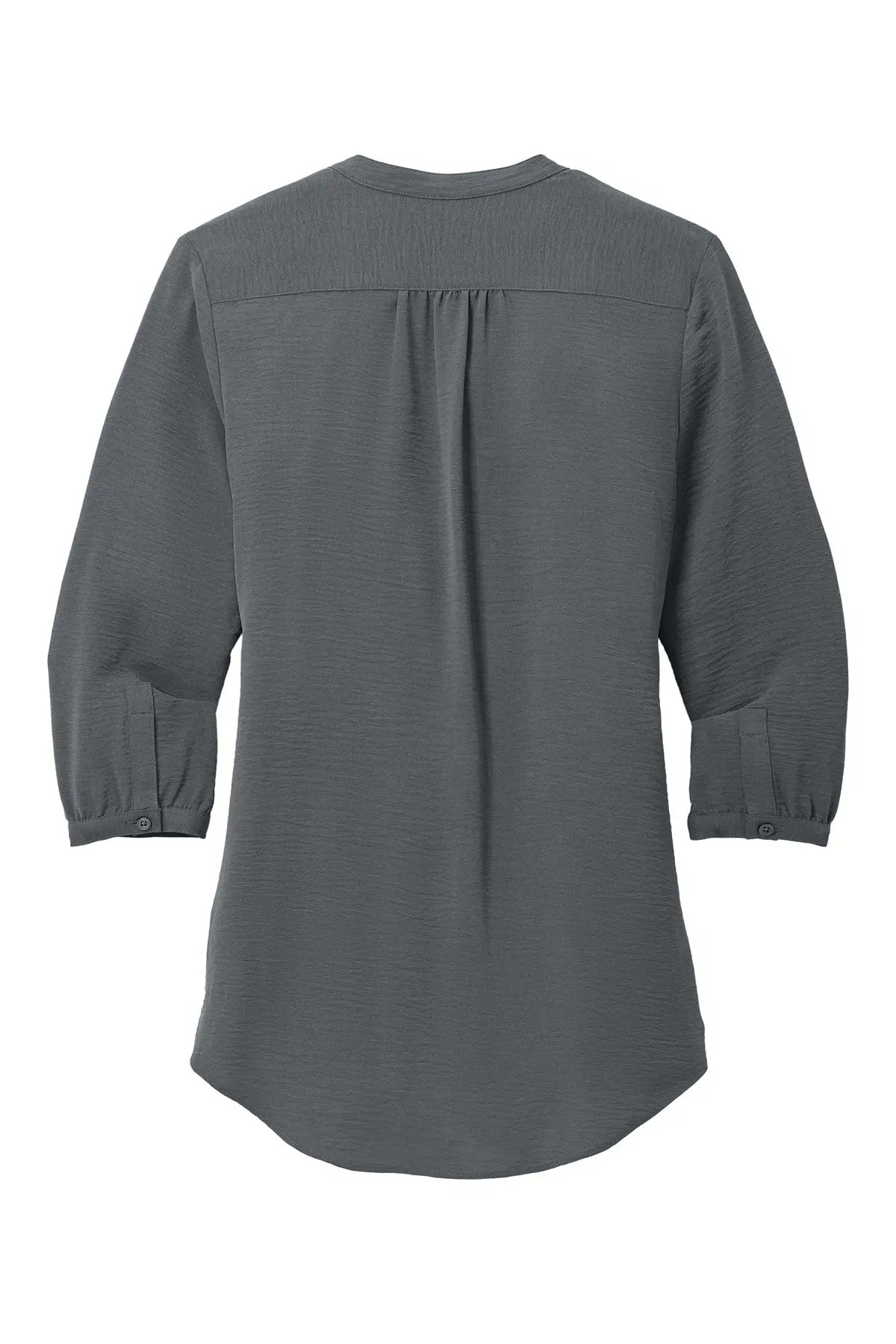 Port Authority® Women's 3/4-Sleeve Textured Crepe Tunic #LW713