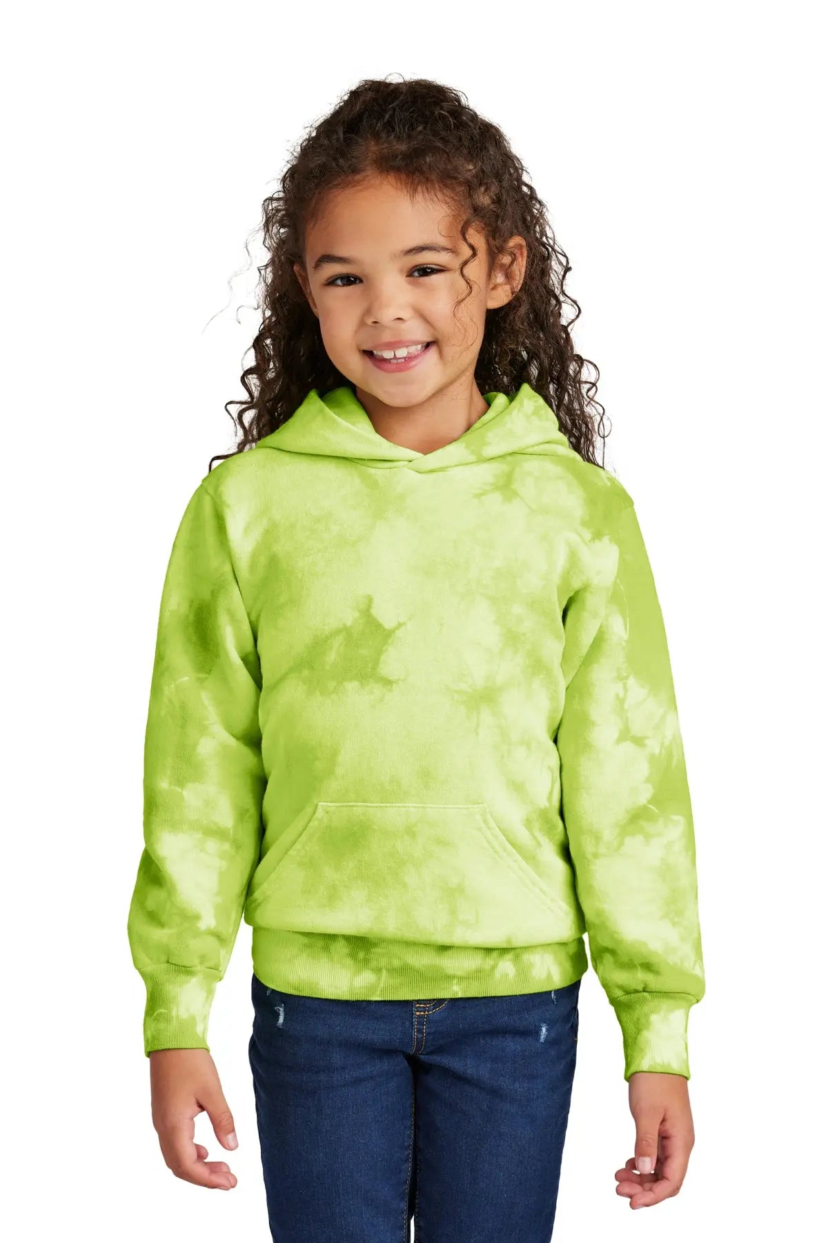 Port & Co™ Youth Crystal Tie-Dye Pullover Hoodie #PC144Y