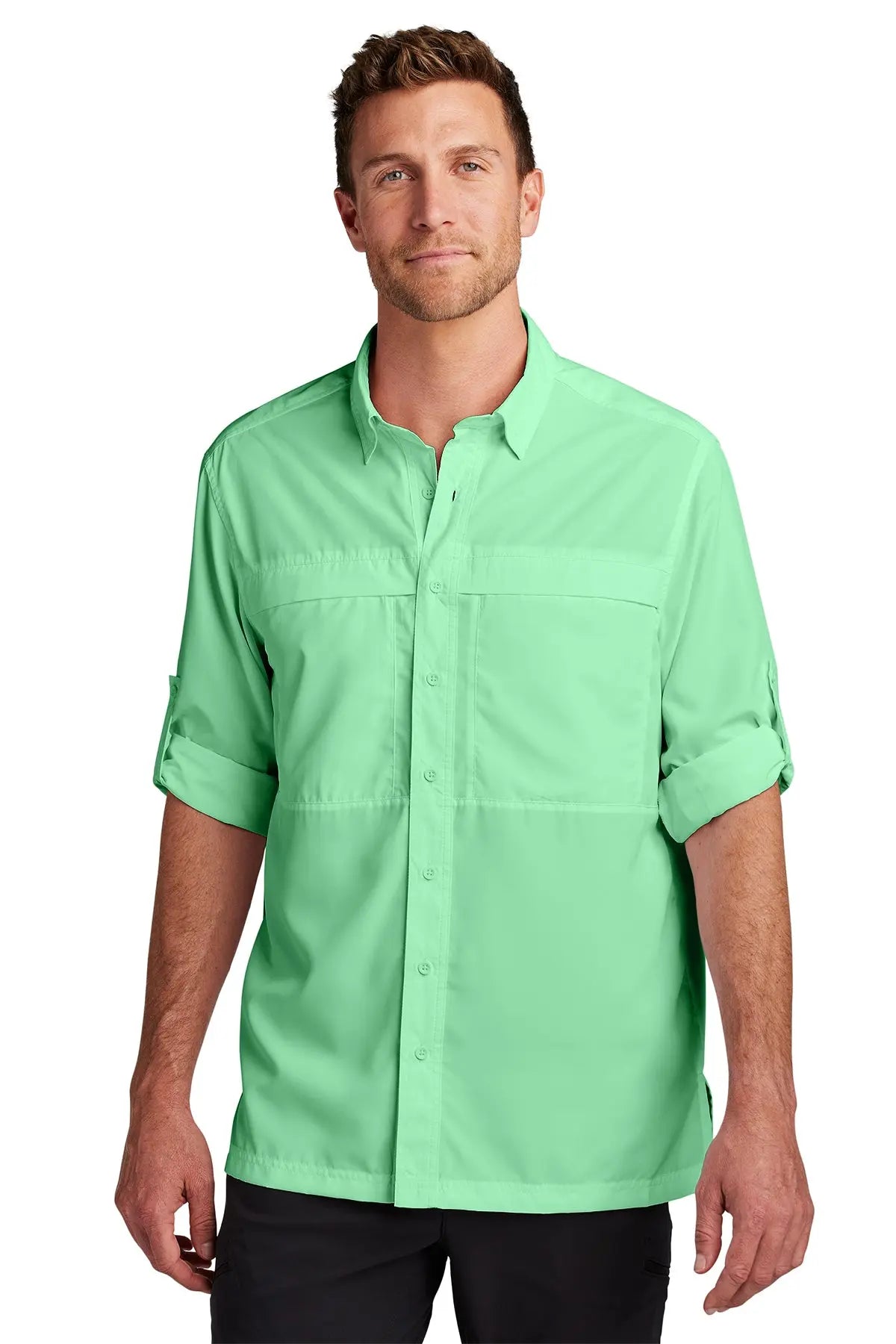 Port Authority® Long Sleeve UV Daybreak Shirt #W960Game Over Merch