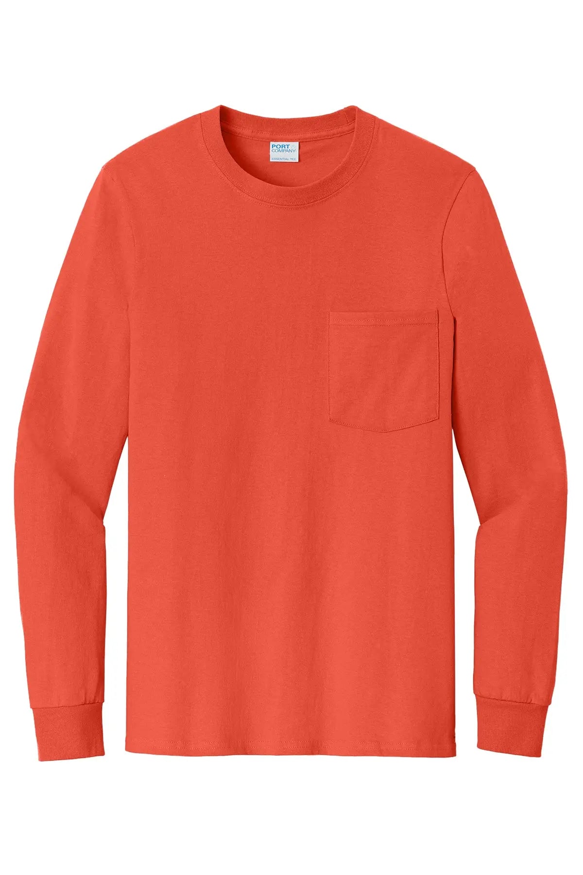Port & Co™ Long Sleeve Essential Pocket Tee #PC61LSP Game Over Merch