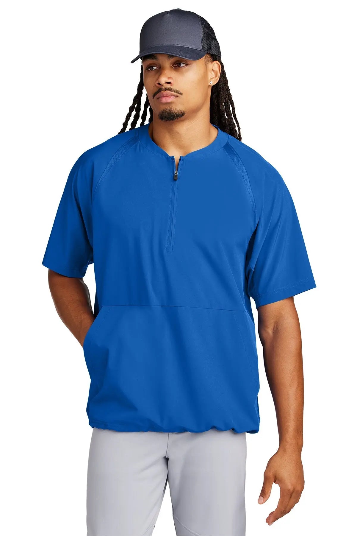 Sport-Tek® Repeat 1/2-Zip Short Sleeve Jacket #JST489 Game Over Merch