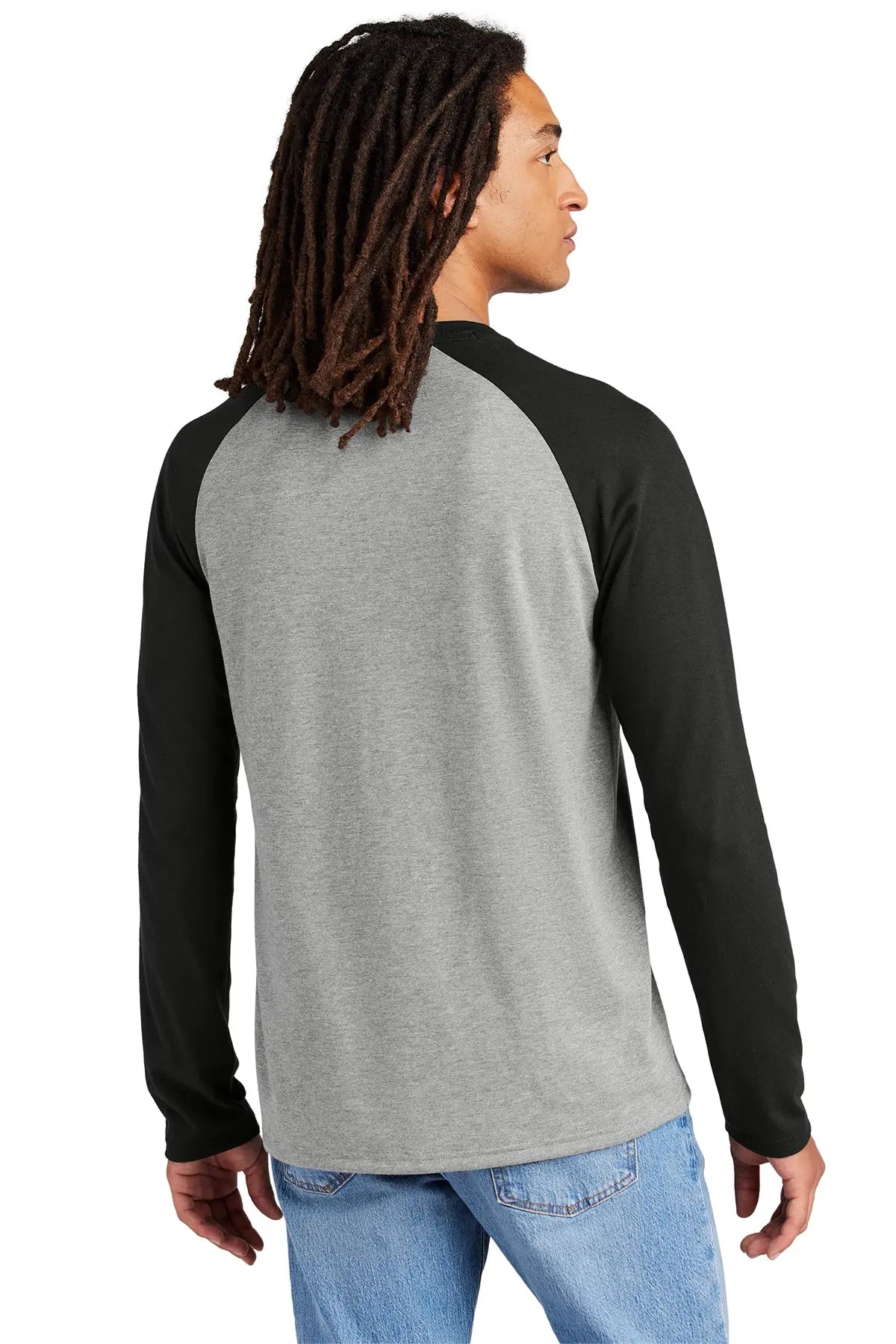 Allmade® Unisex Tri-Blend Long Sleeve Colorblock Raglan #AL6009