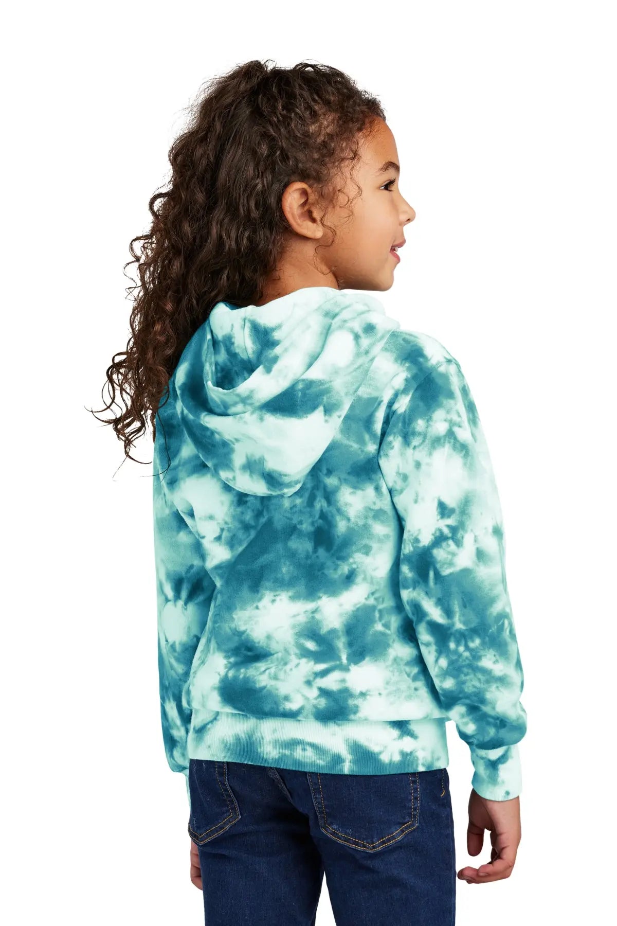 Port & Co™ Youth Crystal Tie-Dye Pullover Hoodie #PC144Y