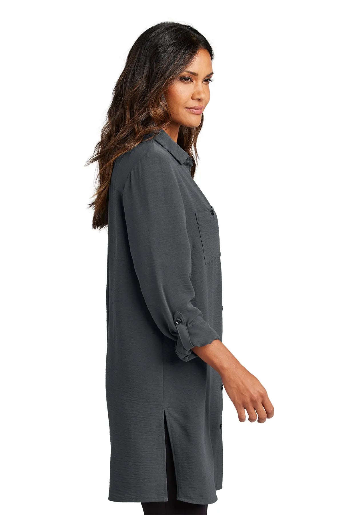 Port Authority® Women's Textured Crepe Long Tunic #LW715