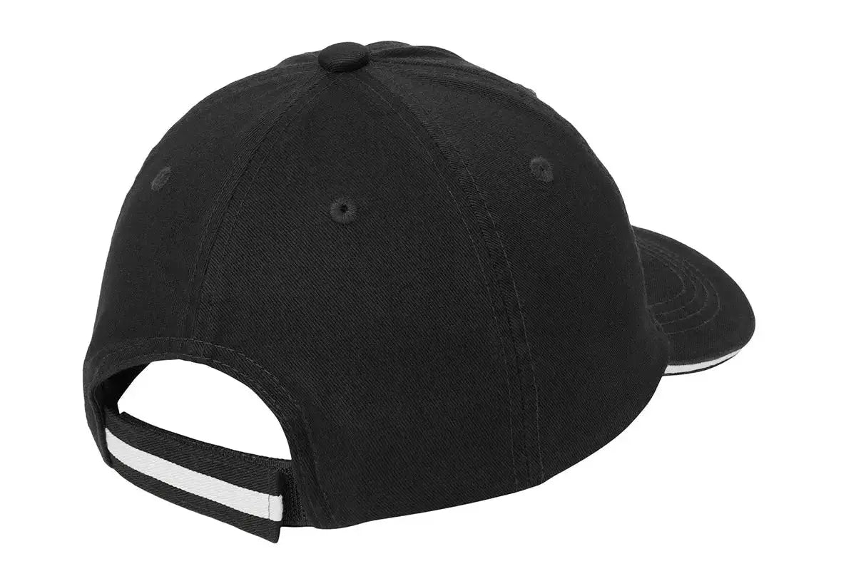 Port Authority® Sandwich Bill Cap with Striped Closure #C830 Game Over Merch