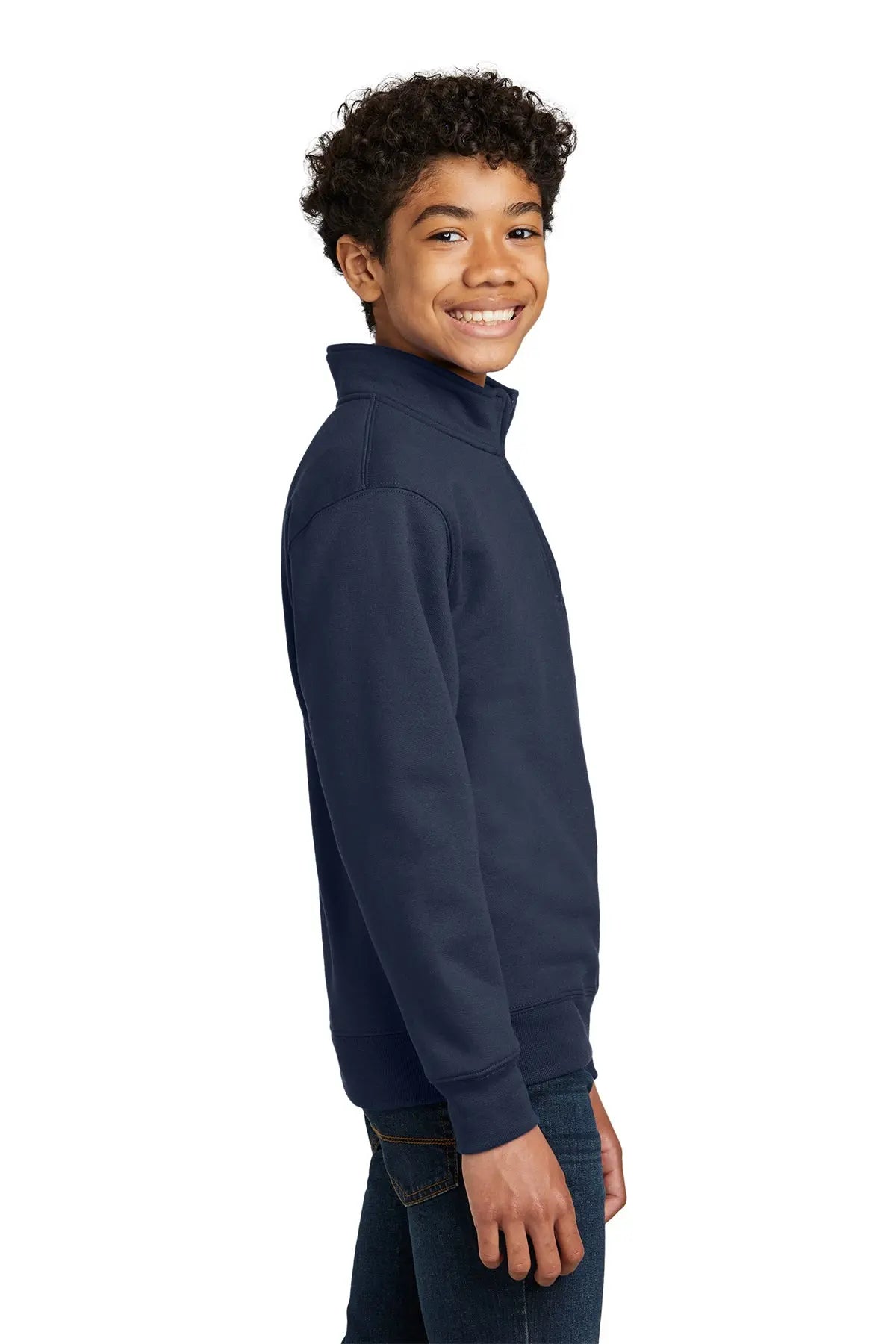 Port & Co™ Youth Core Fleece 1/4-Zip Pullover Sweatshirt #PC78YQ Game Over Merch