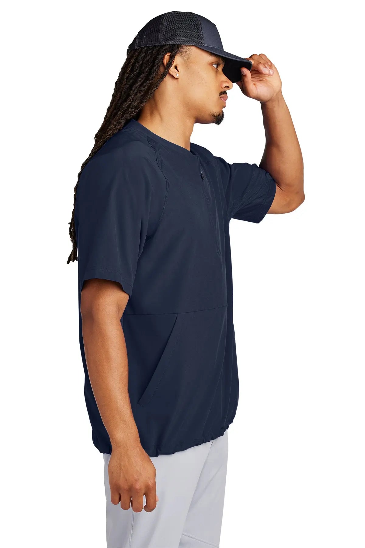 Sport-Tek® Repeat 1/2-Zip Short Sleeve Jacket #JST489 Game Over Merch