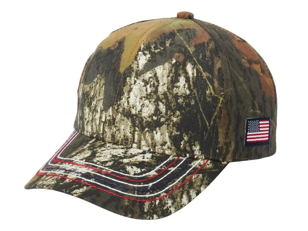 Port Authority® Americana Contrast Stitch Camouflage Cap #C909 Game Over Merch