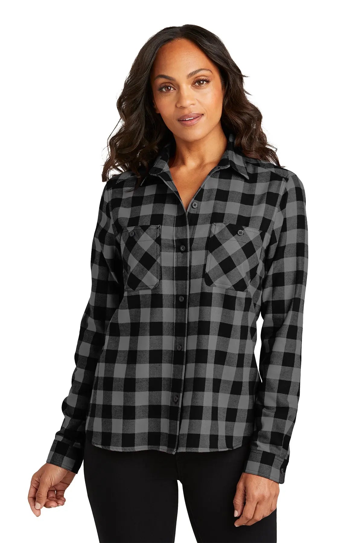 Port Authority® Women's Plaid Flannel Shirt #LW669