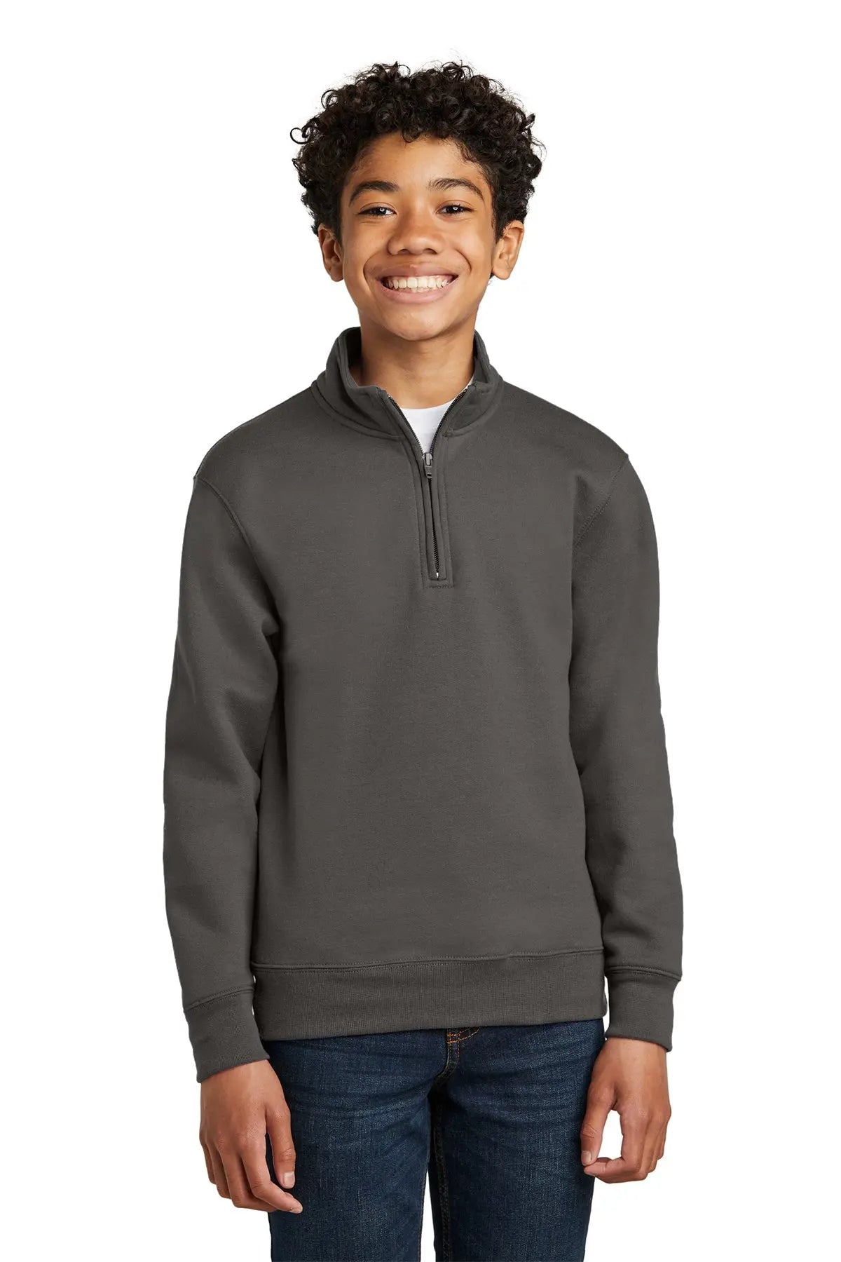 Port & Co™ Youth Core Fleece 1/4-Zip Pullover Sweatshirt #PC78YQ Game Over Merch