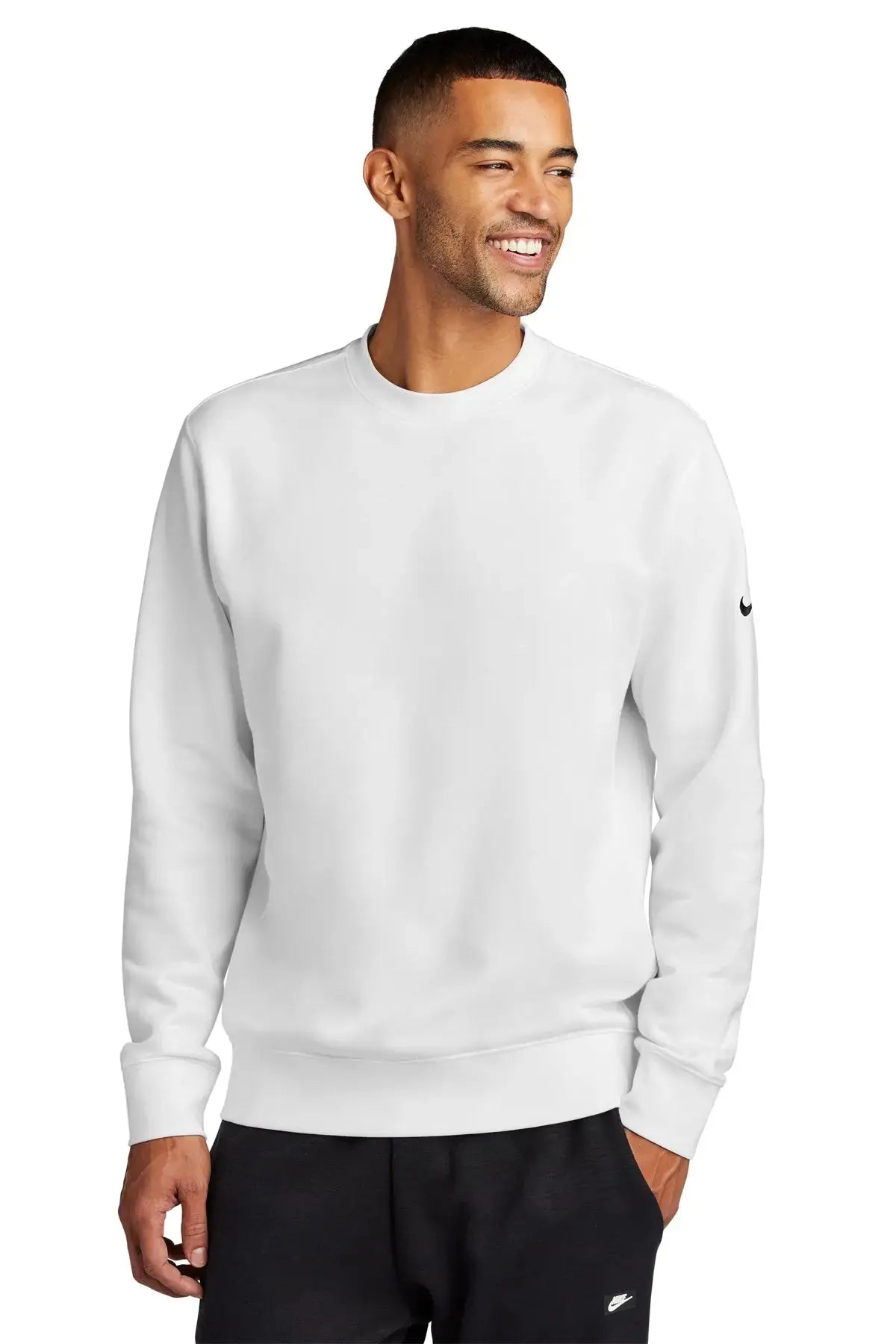 Nike Club Fleece Sleeve Swoosh Crew #NKFD9863 Game Over Merch