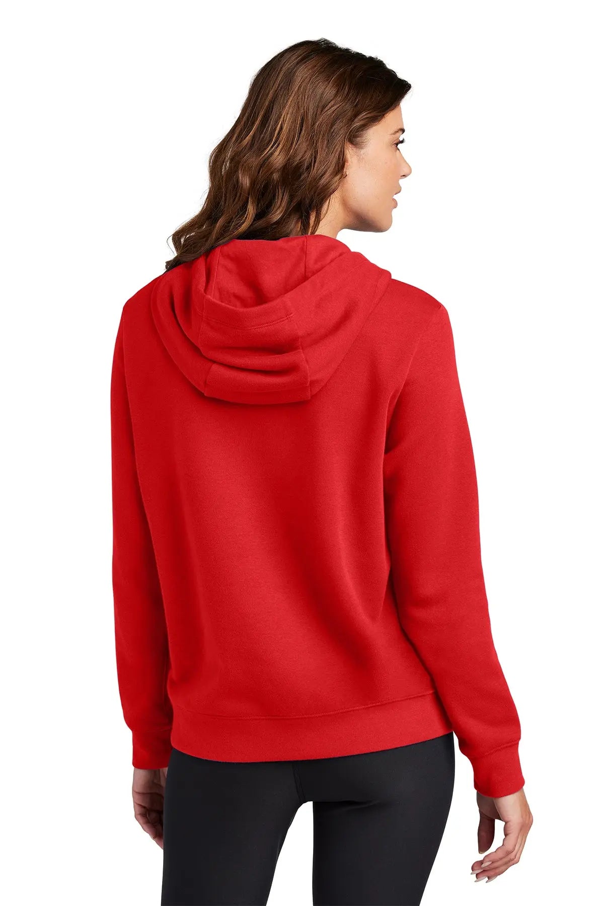 Nike Women's Club Fleece Sleeve Swoosh Pullover Hoodie #NKFD9889