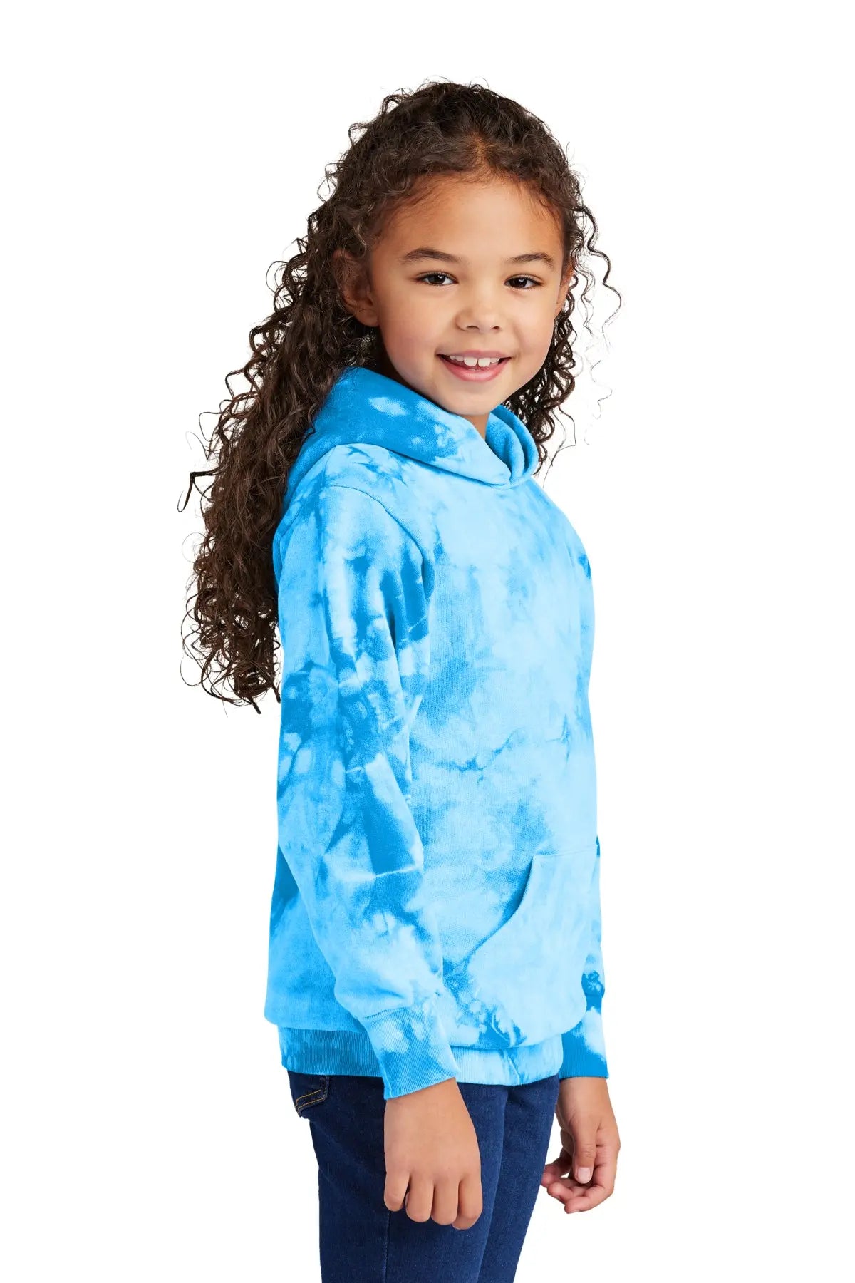 Port & Co™ Youth Crystal Tie-Dye Pullover Hoodie #PC144Y