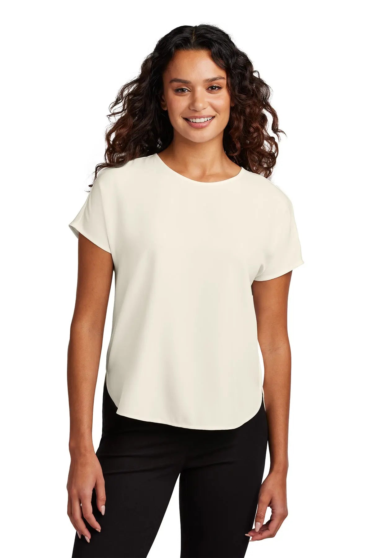 Mercer+Mettle® Women's Stretch Crepe Crew #MM2015