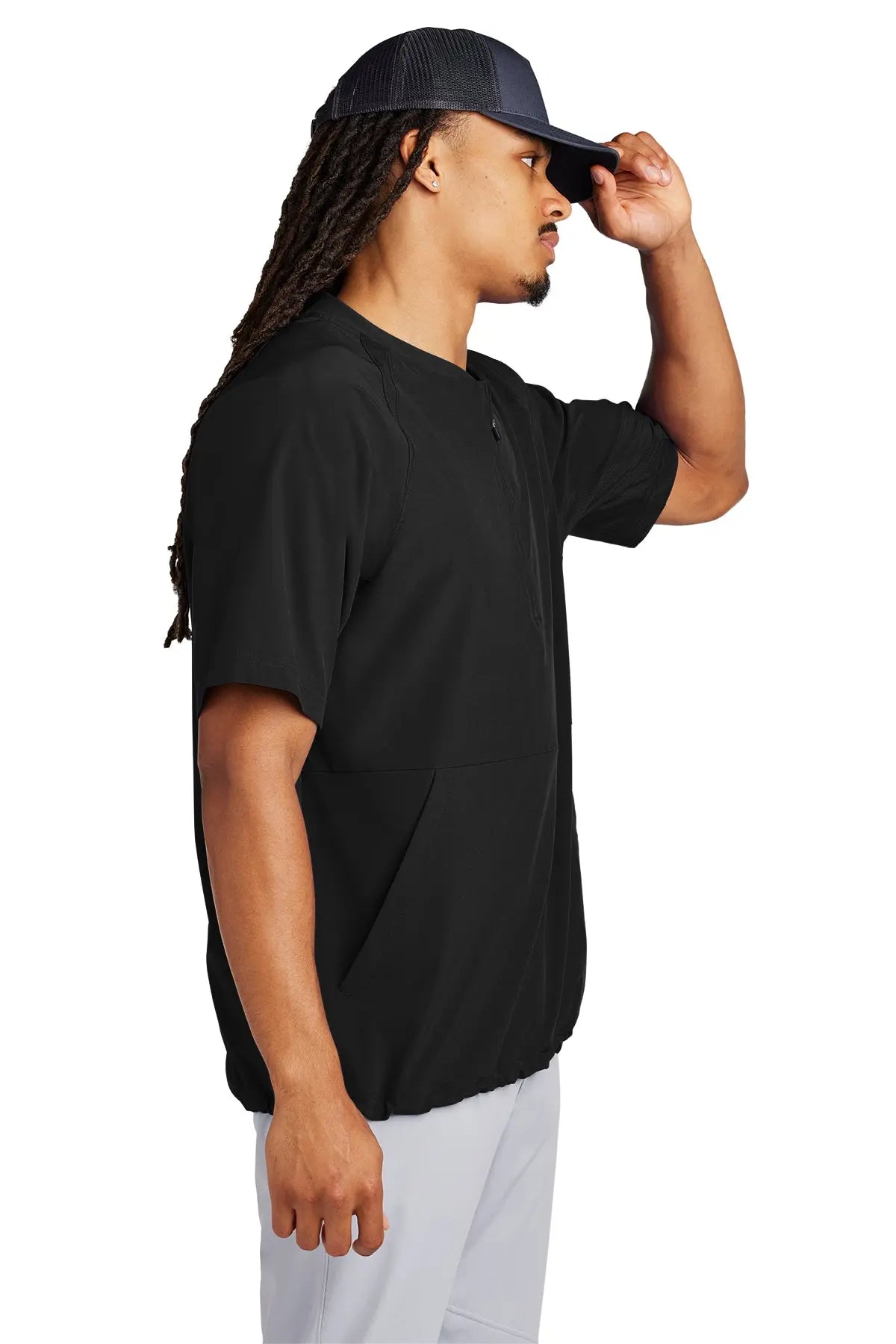 Sport-Tek® Repeat 1/2-Zip Short Sleeve Jacket #JST489 Game Over Merch