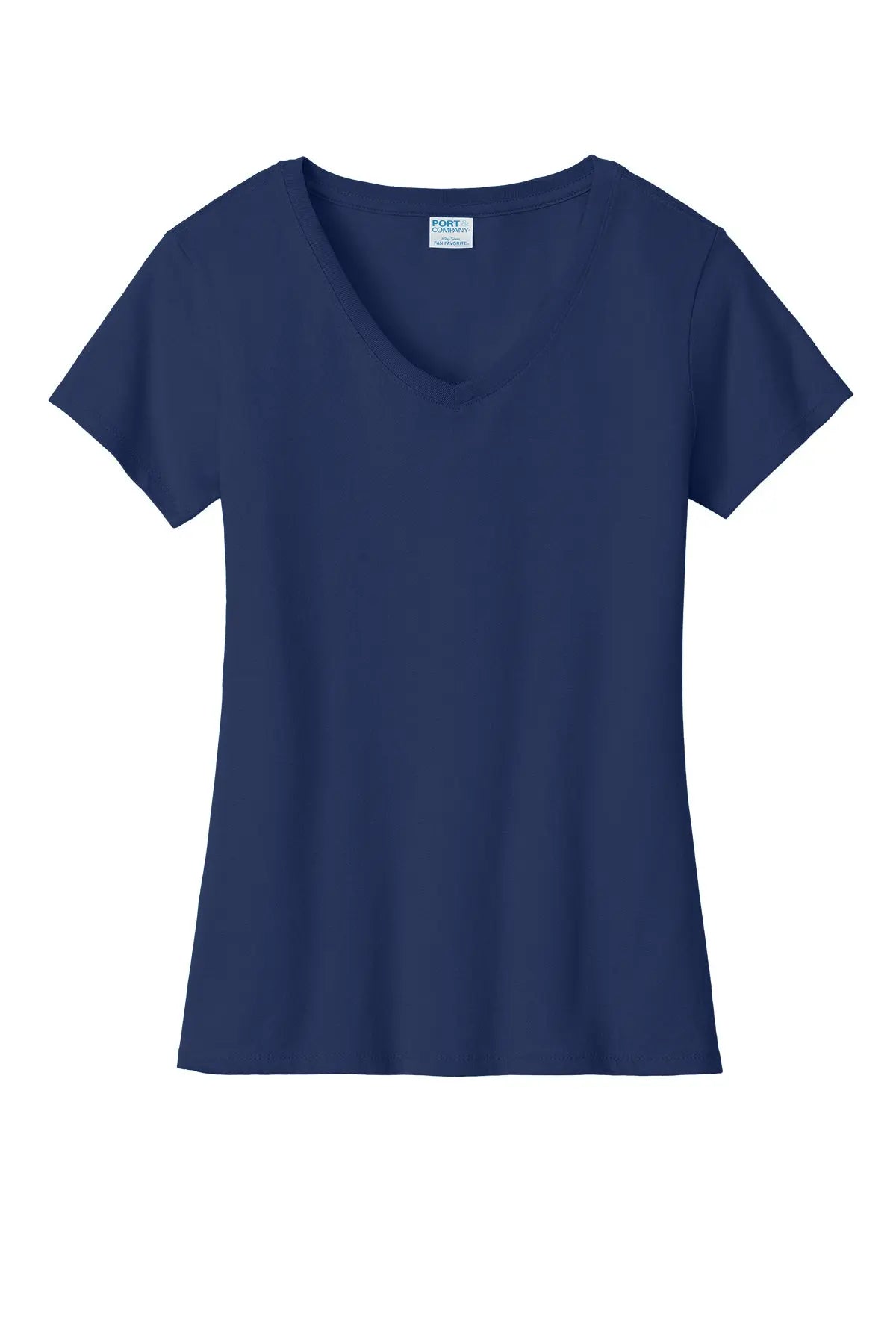 Port & Co™ Women's Fan Favorite™ V-Neck Tee #LPC450V