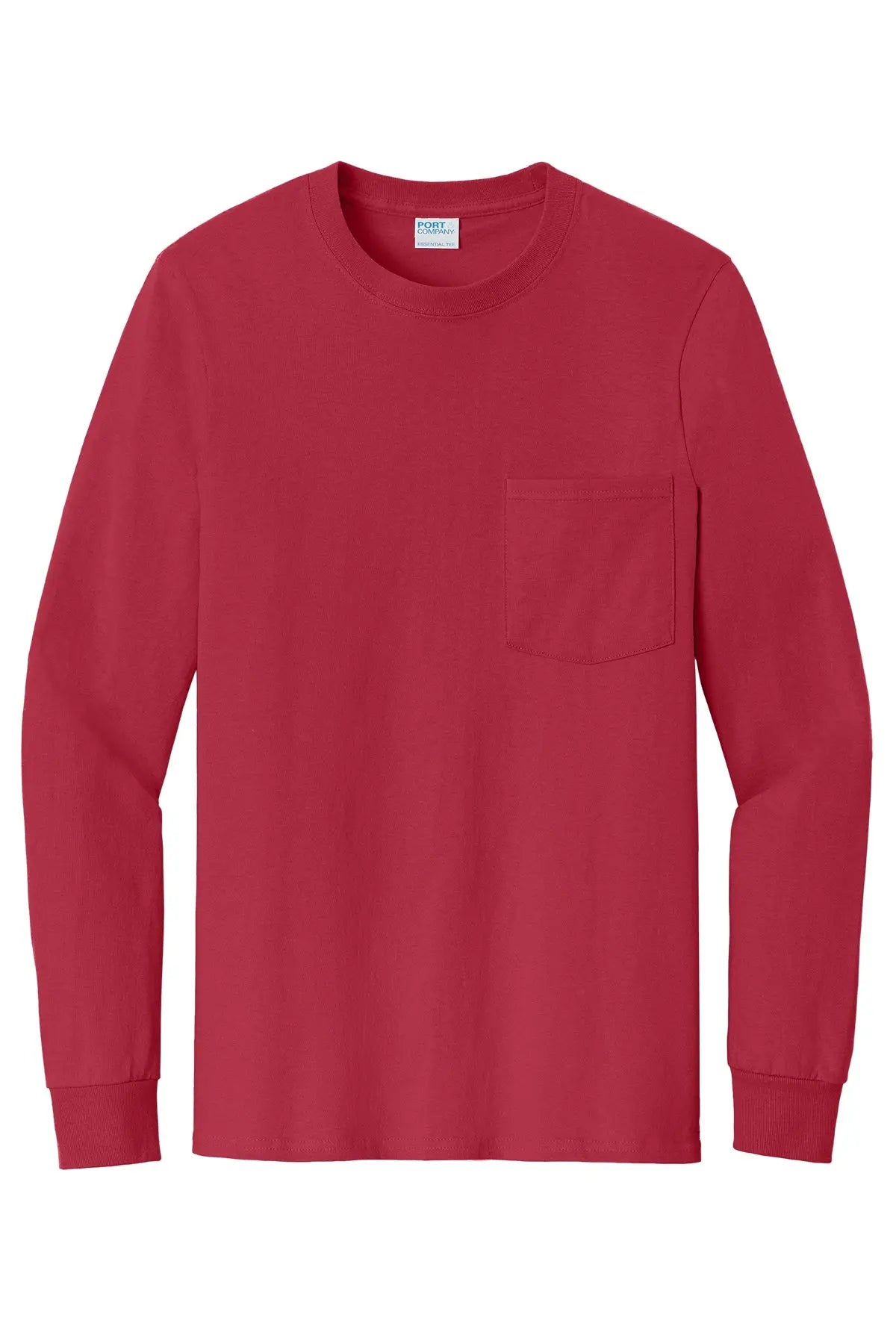 Port & Co™ Long Sleeve Essential Pocket Tee #PC61LSP Game Over Merch